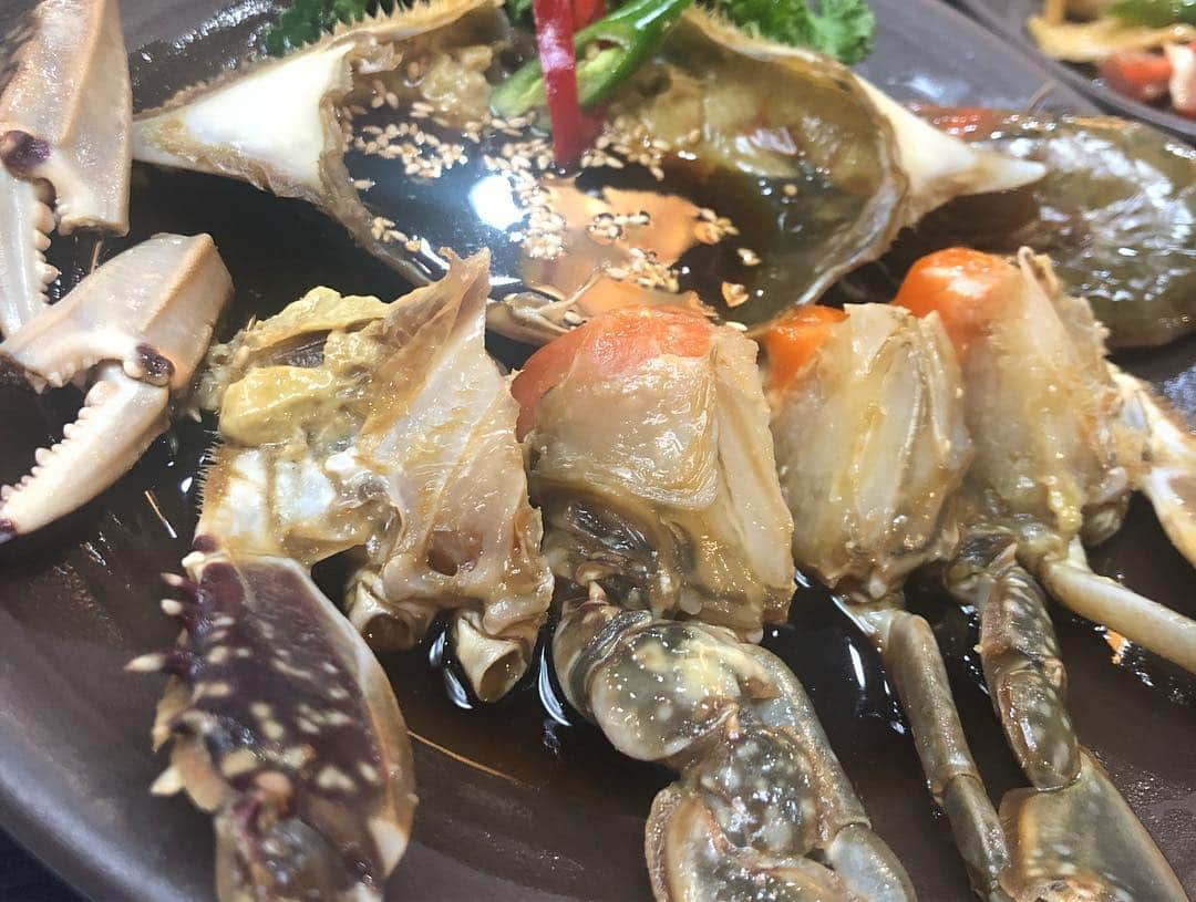 大井智保子さんのインスタグラム写真 - (大井智保子Instagram)「韓国に行ってきましたー🇰🇷✈️ まるまる3日間🌸🌸 かなり久しぶりの外国‼️やっぱり日本と比べて色々と怖いので、カープのサコッシュが大活躍でした😍 . 着いた瞬間から、 🐮ソルロンタン 🦀カンジャンケジャン とグルメを堪能🤤 うまーっ🤗 . #韓国旅行 #韓国 #韓国グルメ #korea #ソウル #ソウル旅行 #ソウルグルメ #旅行 #女子旅 #旅女子 #旅ジョ  #travel #trip #ハムチョカンジャンケジャン #カンジャンケジャン #ソルロンタン  #明洞 #ミョンドン #🇰🇷 #chihoko飯 #coart #コート #cocodeal #bag #サコッシュ #carp #カープ」4月12日 11時13分 - chihokoi