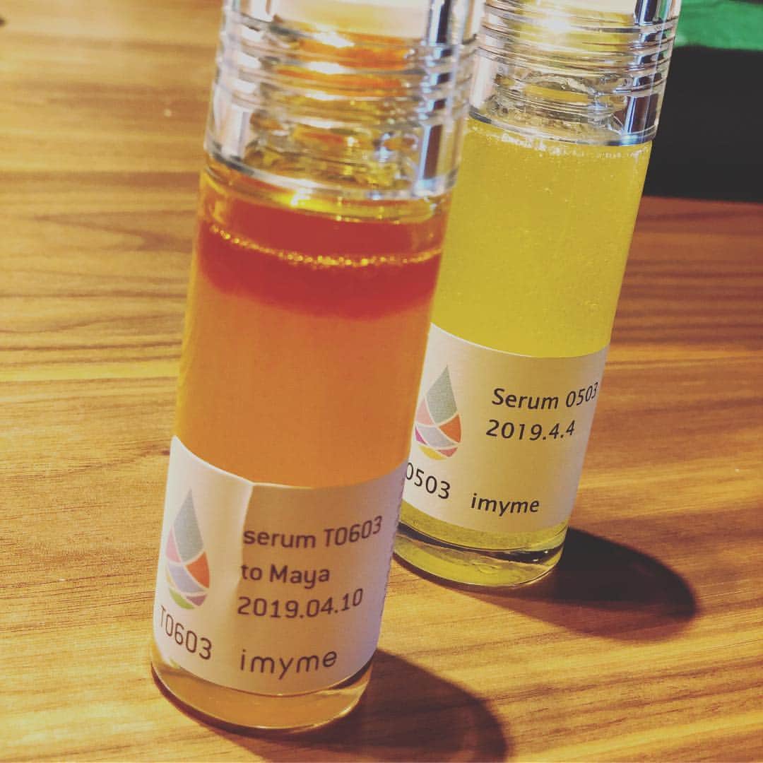 木村真野のインスタグラム：「....🧪🧫🧪🧫🧪... 👩🏽‍🔬👨🏻‍🔬👩🏼‍💻👩‍🍳👨🏽‍🍳👩🏽‍🌾👀🌵🌿🥑🥥🍯⚖️💊🧫🦠🧬🌡🧪📒㊙️ 出来上がり💯💮. #imyme #出来上がり #自分だけの化粧水」