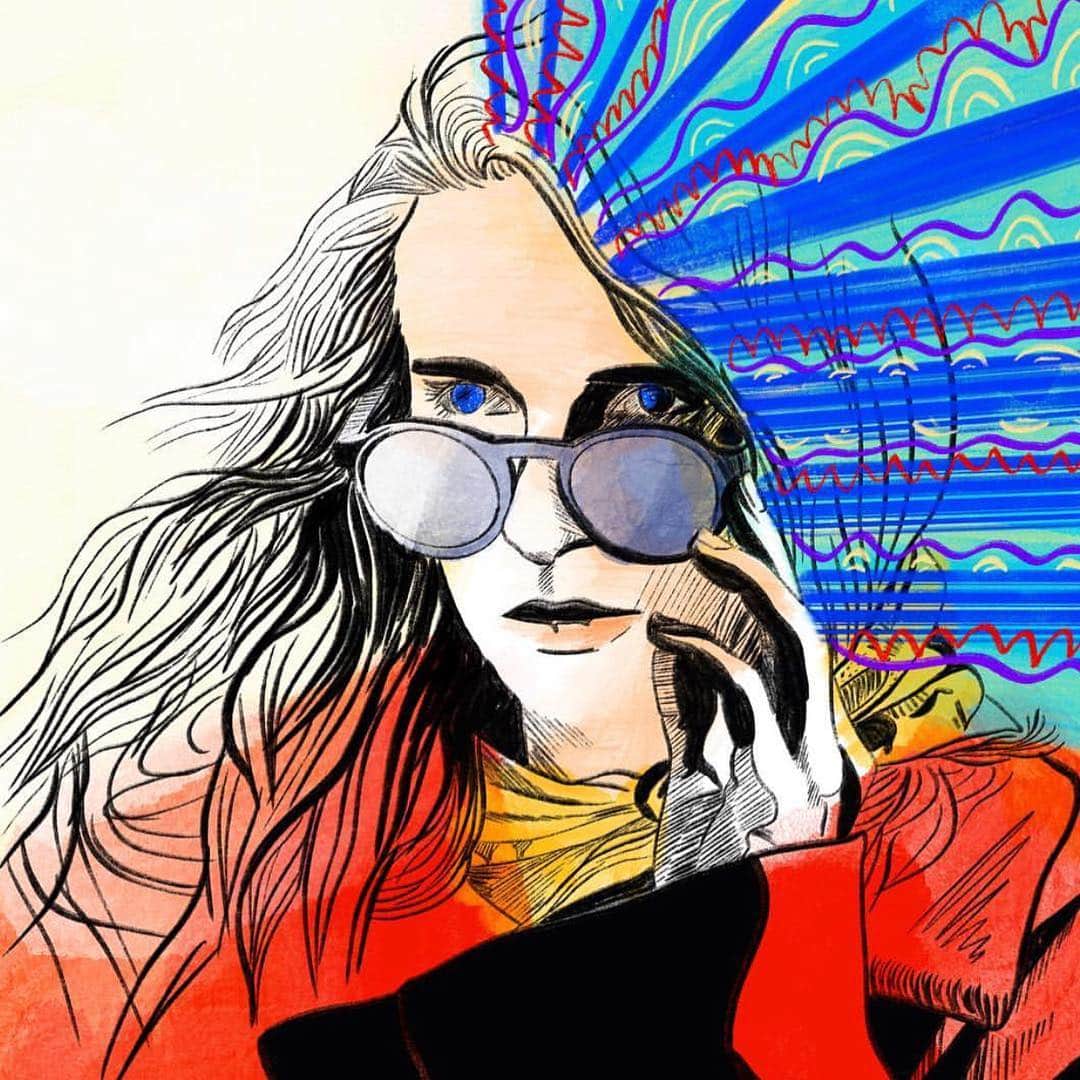 のインスタグラム：「@sarajaneart — I don’t know what you had in mind here coming out of OA/Prairie}}}NinaAzarova’s head but I love it.」