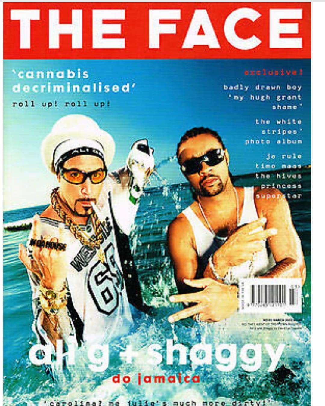 B. Akerlundさんのインスタグラム写真 - (B. AkerlundInstagram)「#tbt  @thefacemagazine  @sashabaroncohen & @direalshaggy #styledbyb 📸 @david_lachapelle #alig #shaggy cant wait for this 📰Magazine to come back ...... #thefacearchive」4月12日 5時25分 - bcompleted