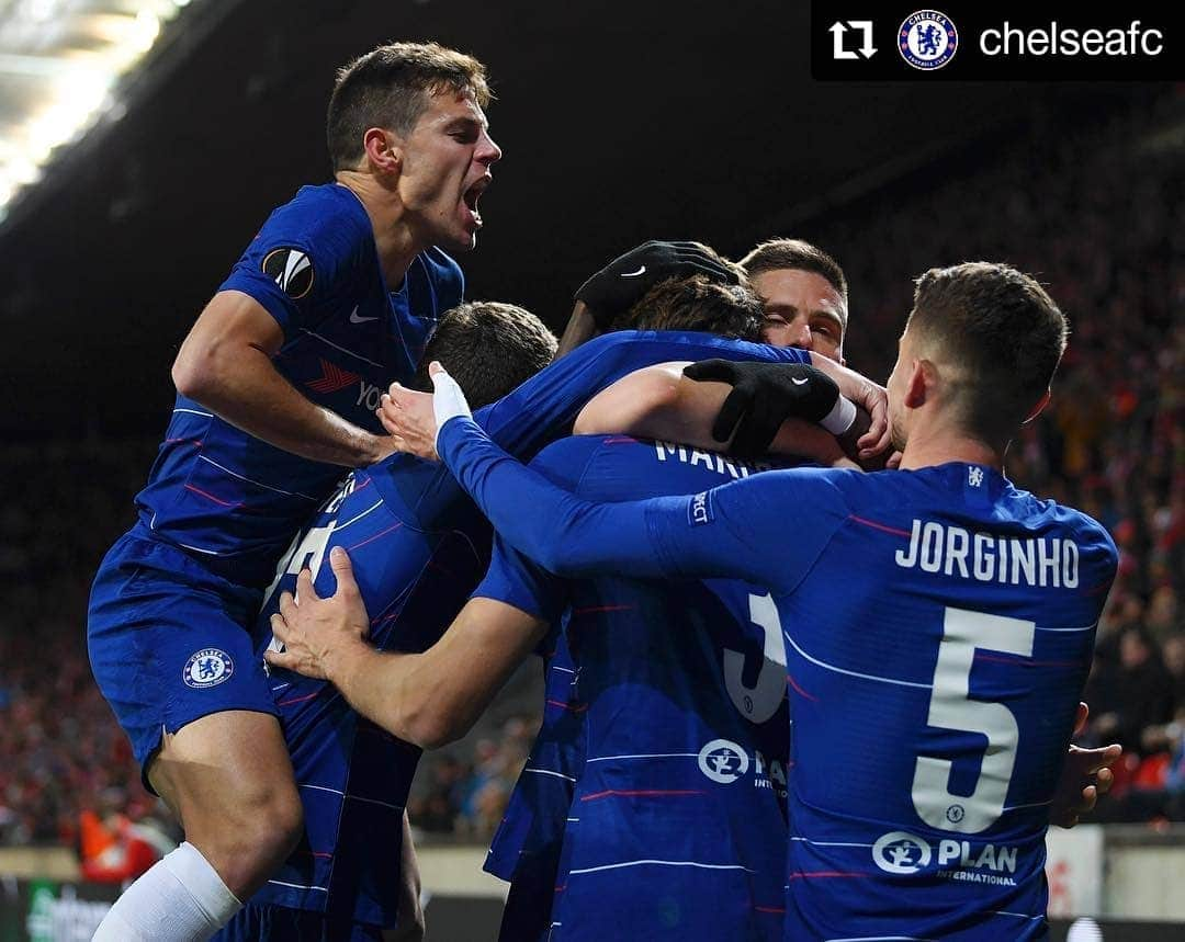 プレミアリーグさんのインスタグラム写真 - (プレミアリーグInstagram)「#Repost @chelseafc • • • • • • FT: Slavia Prague 0-1 Chelsea! The Blues have the advantage in this quarter-final tie! 💪🔥 #SLACHE #CFC #Chelsea  #regram #PremierLeague」4月12日 6時16分 - premierleague