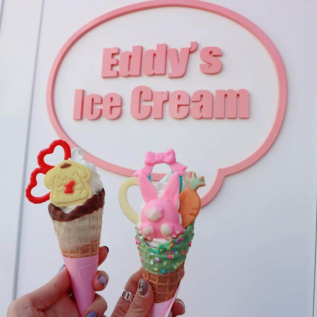 宮崎真梨子さんのインスタグラム写真 - (宮崎真梨子Instagram)「またまた【Eddy's Ice Cream(@eddys_ice_cream )】に @natsum10803 ちゃんと行ってきました♡ ∵ 私はイースターのアイスにしました♡やっぱ、ソフトクリームが美味しい♡また行きたいな♡ ∵ ∵ #PR #eddysicecream #hub_eddysicecream #アイスクリーム #ソフトクリーム #イースター #イースターバニー #ポムポムプリン #ピンク #原宿 #カフェ #子連れカフェ  #ミヤマリ #vocest #vocemagazine #美容ブロガー #インフルエンサー #ヘアアレンジ #ママ #男の子ママ #おしゃれさんと繋がりたい #裸眼メイク」4月12日 12時33分 - miyamari92