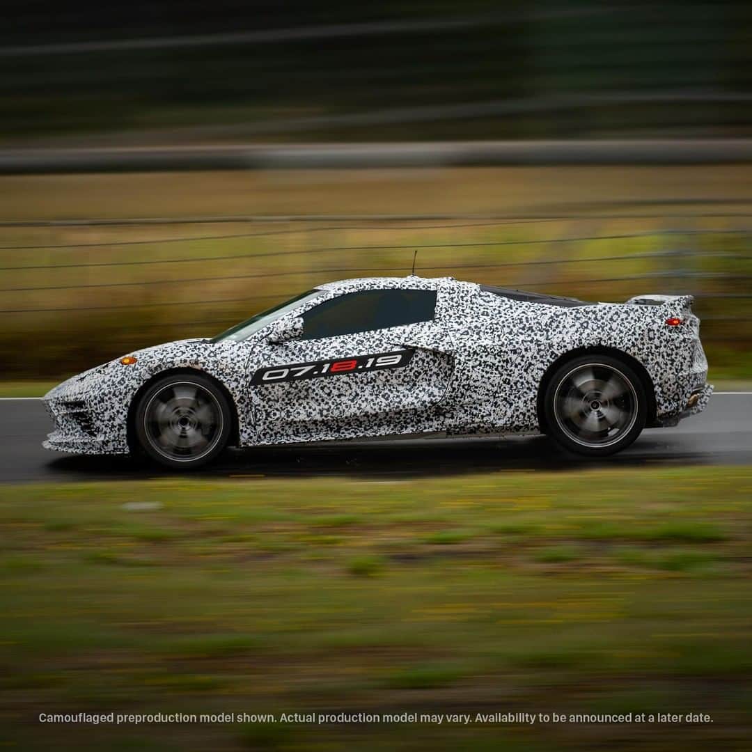 シボレーのインスタグラム：「The Next Generation #Corvette journey begins now. Check the link in our bio to join the excitement. #Vette」