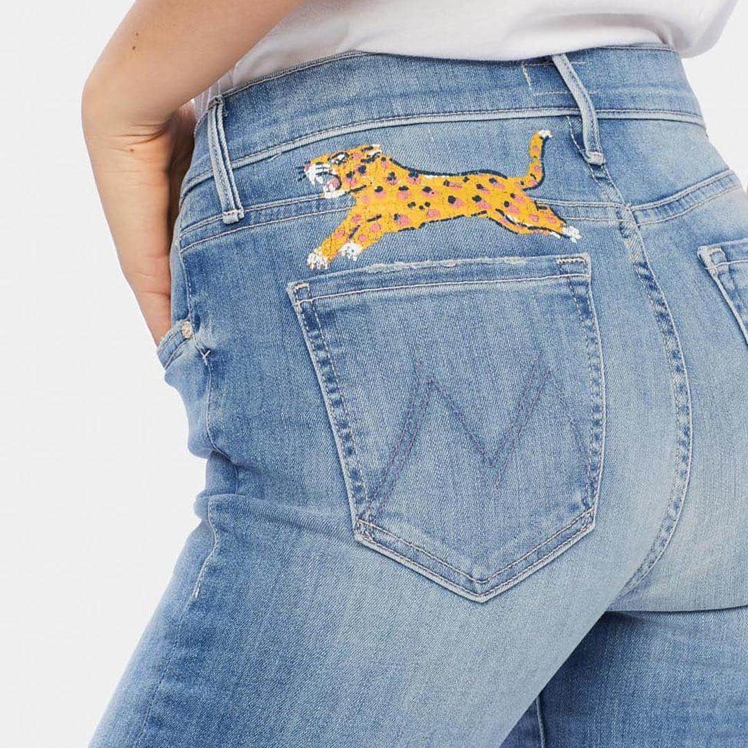 motherdenimさんのインスタグラム写真 - (motherdenimInstagram)「Here, Kitty Kitty 🐆」4月12日 7時14分 - motherdenim