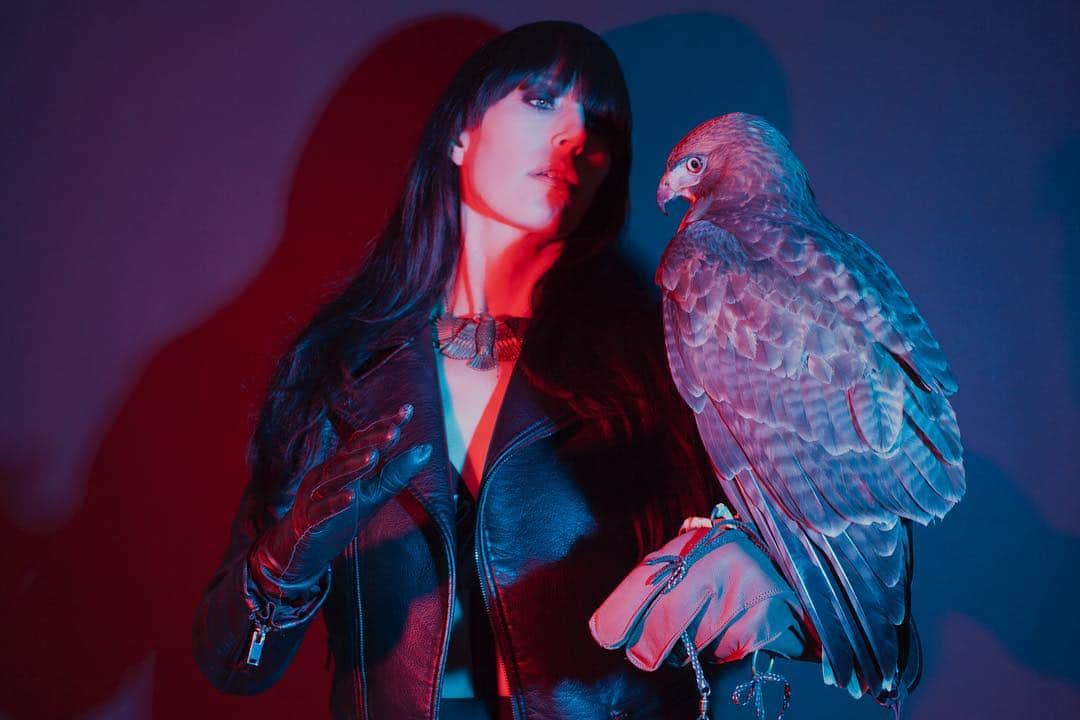 Revolverさんのインスタグラム写真 - (RevolverInstagram)「@theblackmare is Los Angeles musician Sera Timms' solo industrial-flavored goth outlet, on which she unleashes haunting, witchy vocals that are as graceful as they are evocative. See her latest video for "Femme Couverte" at Revolvermag.com 📸: @kristincofer」4月12日 9時09分 - revolvermag