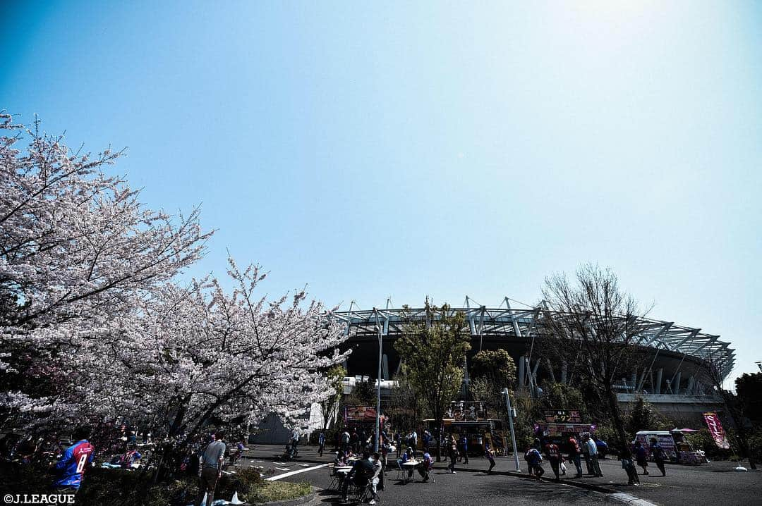 Ｊリーグさんのインスタグラム写真 - (ＪリーグInstagram)「各地で桜が満開🌸🌸🌸﻿ ﻿﻿﻿﻿ Best Shot J.LEAGUE⚽️📸﻿﻿﻿ ﻿﻿ 🏆#明治安田生命Ｊ１リーグ第６節﻿﻿﻿﻿ ベストショットをお届け👀✨ ﻿﻿﻿﻿ ﻿﻿﻿﻿ #Ｊリーグ﻿﻿﻿﻿ #jleague ﻿﻿﻿﻿ ﻿﻿﻿﻿ #浦和レッズ﻿ #埼玉スタジアム2002﻿ #FC東京﻿ #味の素スタジアム﻿ #湘南ベルマーレ﻿ #BMWスタジアム﻿ ﻿ #景色 #桜 #サクラ #サクラサク #満開 ﻿ #絶景 #sakura #お花見﻿  #夜桜 #夜桜綺麗 #ライトアップ  #春 #春から #春の訪れ  #instagood ﻿ #お花のある暮らし  #お花のある生活  #⚽️ #📸 #🌸」4月12日 20時14分 - jleaguejp