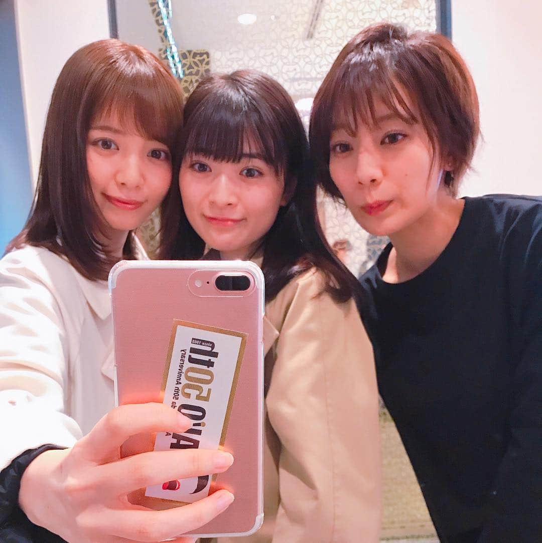 佐藤美希さんのインスタグラム写真 - (佐藤美希Instagram)「ホリプロ会⭐️ 話題が多い！！！！ #ホリプロ #山根千佳 #優希美青 #TSC出身 #ホリプロタレントスカウトキャラバン #先輩だけど歳下 #後輩だけど歳上 #結果関係なくなった #💓」4月12日 21時19分 - satomiki0626