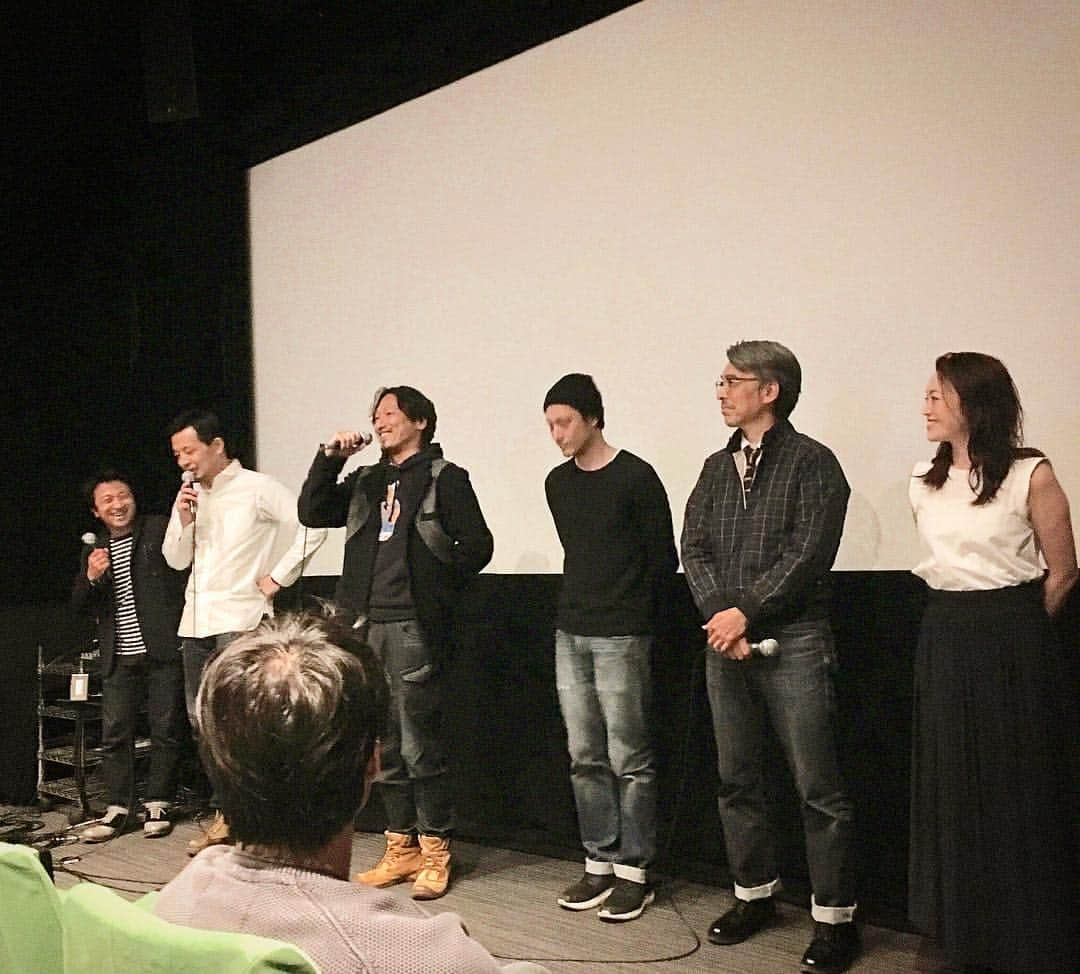 池内万作さんのインスタグラム写真 - (池内万作Instagram)「昨日の映画「キュクロプス」の完成披露試写会にて。 5/3からテアトル新宿で上映します〜。 週末は舞台挨拶とかでいたりすることもあるので、よかったら映画見がてら遊び来てください〜♪ #映画キュクロプス #必ずお前を殺す」4月12日 12時39分 - mandeshita