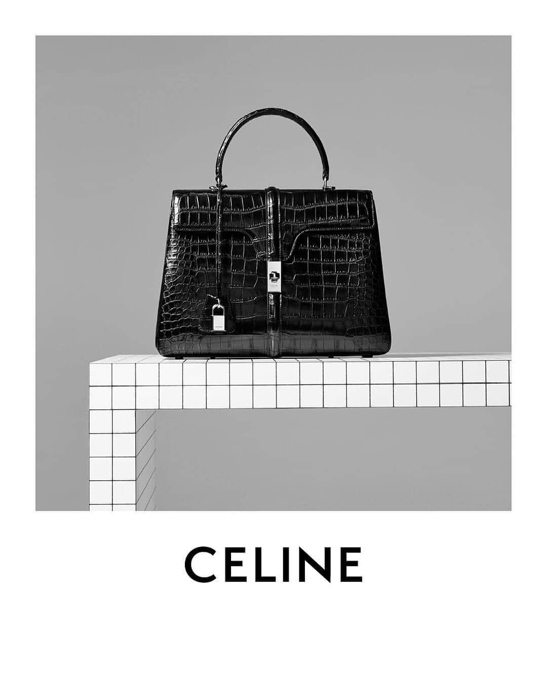 Celineさんのインスタグラム写真 - (CelineInstagram)「CLASSIC CELINE 16 BAG ⠀⠀⠀⠀⠀⠀ AVAILABLE NOW IN STORE AND CELINE.COM ⠀⠀⠀⠀⠀⠀ #CELINEBYHEDISLIMANE #CELINE16」4月12日 15時24分 - celine