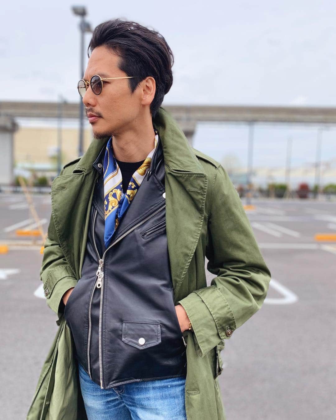 のインスタグラム：「"Rugged and Luxury"as usual ・ ・ ・ Tap for Brands ・ #beamsf #levis #levis517 #celine #usarmy #menswear #mensstyle #mensstreetstyle #dapper #dappermen #gentleman #vintage #vintagestyle #vintagewear #mensfashion #mensclothing #ootd #outfit」