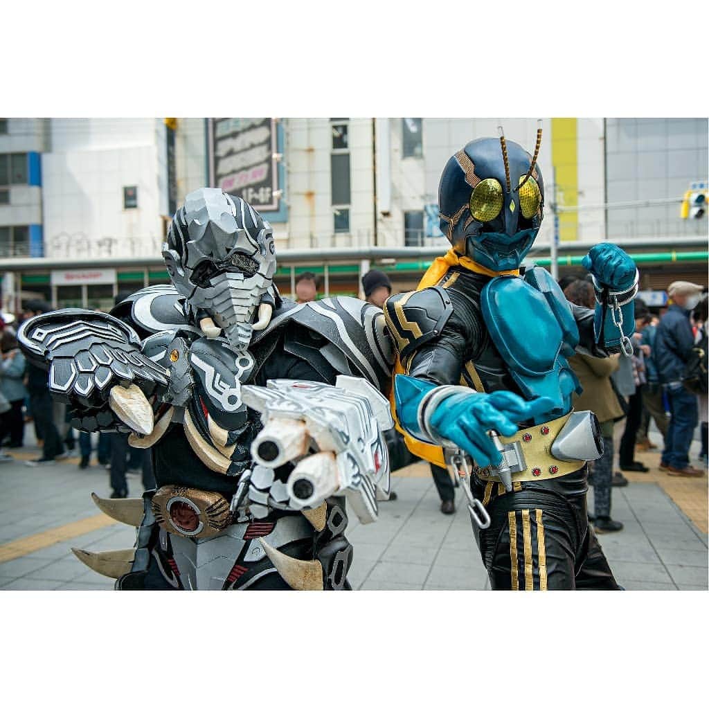 永崎遼のインスタグラム：「. Thank you for your time. Makasih yah sudah menonton. . #仮面ライダー #ストフェス #ストフェス2018 #日本橋ストリートフェスタ #假面騎士 #特撮 #follow #followme #photooftheday #happy #tagsforlikes #selfie #like4like #picoftheday #smile #friends #instadaily #instalike #follow4follow #like #costume #otaku #cosplay #cosplayer #コスプレ #tokusatsu #kamenrider #maskedrider #toku」