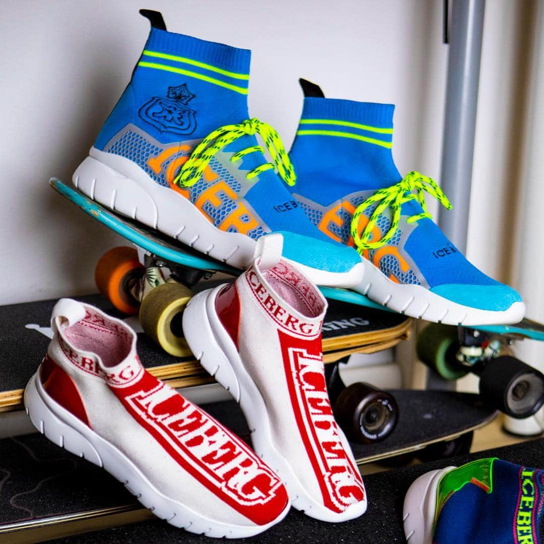 アイスバーグさんのインスタグラム写真 - (アイスバーグInstagram)「#Iceberg1974 sneakers collection is full of colors and energy. The new drop is here」4月12日 16時28分 - iceberg