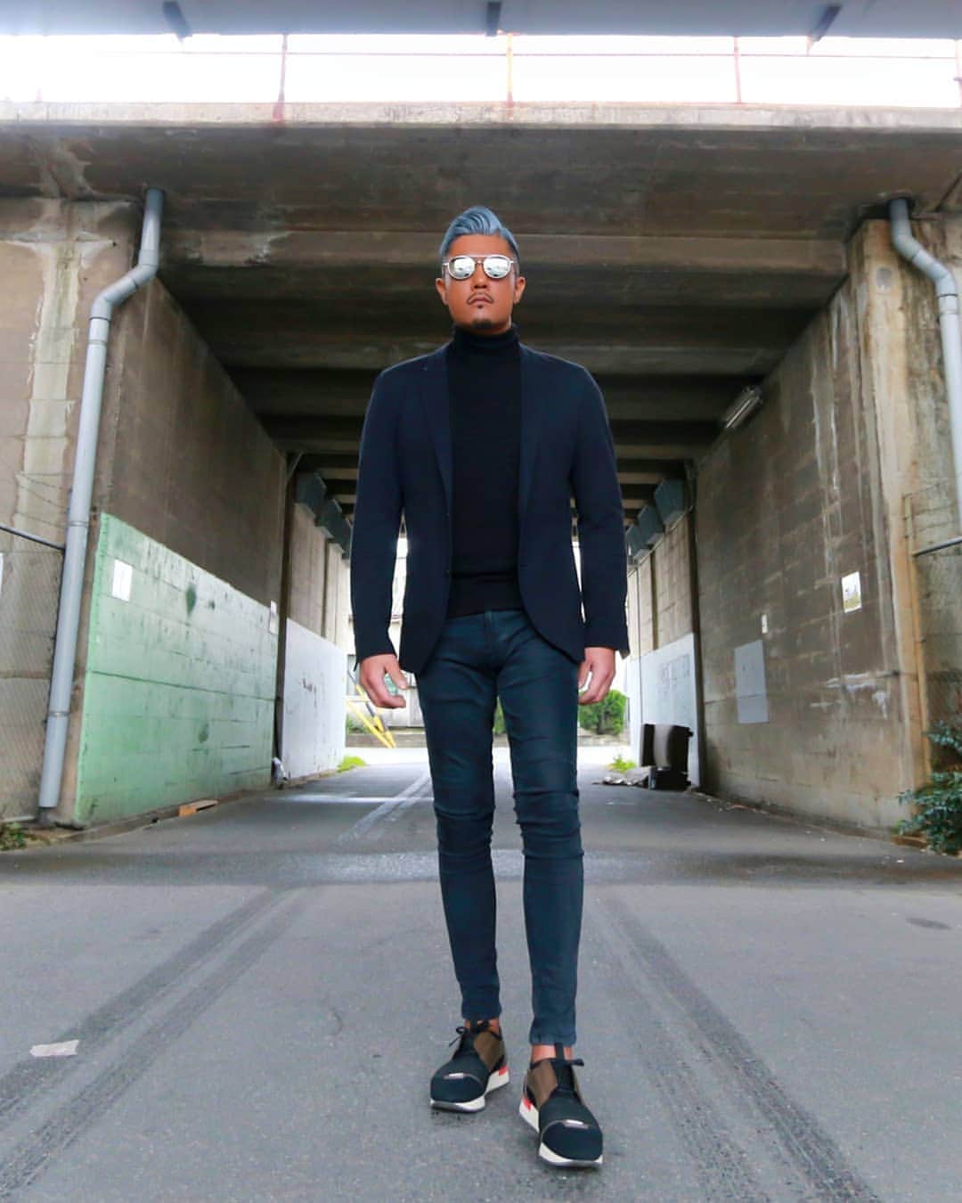 Naoki Kiriiさんのインスタグラム写真 - (Naoki KiriiInstagram)「. ootd ブラック . #ootd」4月12日 17時30分 - naoki_kirii