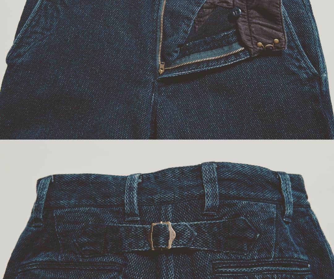 サウンドマンさんのインスタグラム写真 - (サウンドマンInstagram)「Soundman '19 S/S Collection ITEM. " Mooregate" 174M-655N Indigo SASHIKO ver. #soundman #indigo #sashiko #madeinjapan  #mensfashion  #2019ss  #workpants #cinchback  #heritagestyle  #workwear」4月12日 17時49分 - soundman.jp