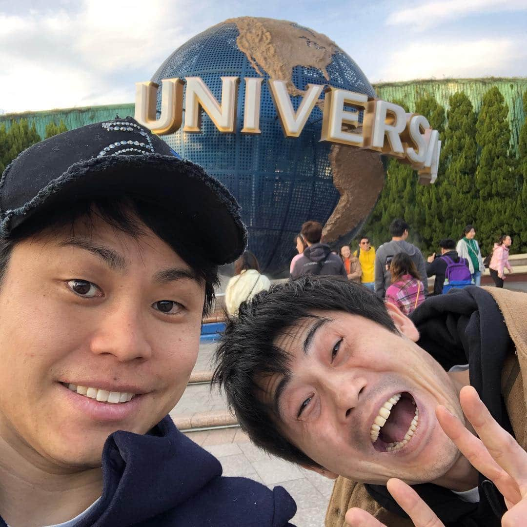 井上裕介さんのインスタグラム写真 - (井上裕介Instagram)「ユニバーサルスタジオジャパンに行って来たよ^_^  #NONSTYLE #nonstyle #井上 #ユニバーサルスタジオジャパン #略して #USJ #名探偵コナン #ルパン三世 #どちらも #アトラクション #最高」4月12日 17時51分 - nonyusuke