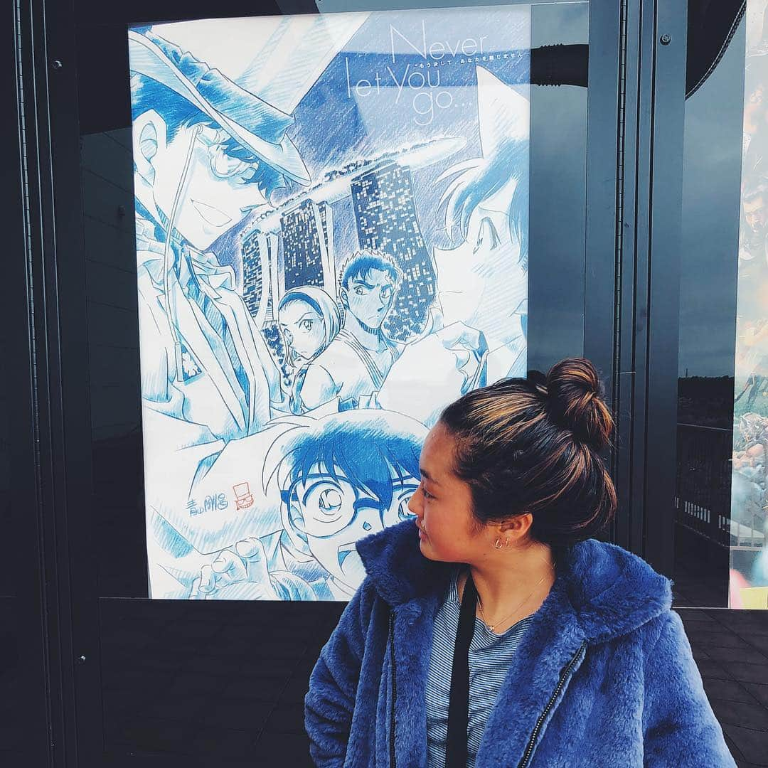 脇田紗良さんのインスタグラム写真 - (脇田紗良Instagram)「Went to go watch the new movie from my favorite anime🥰💙💙 #名探偵コナン  #detectiveconan #オタクですみません」4月12日 18時43分 - sara_wakita1010