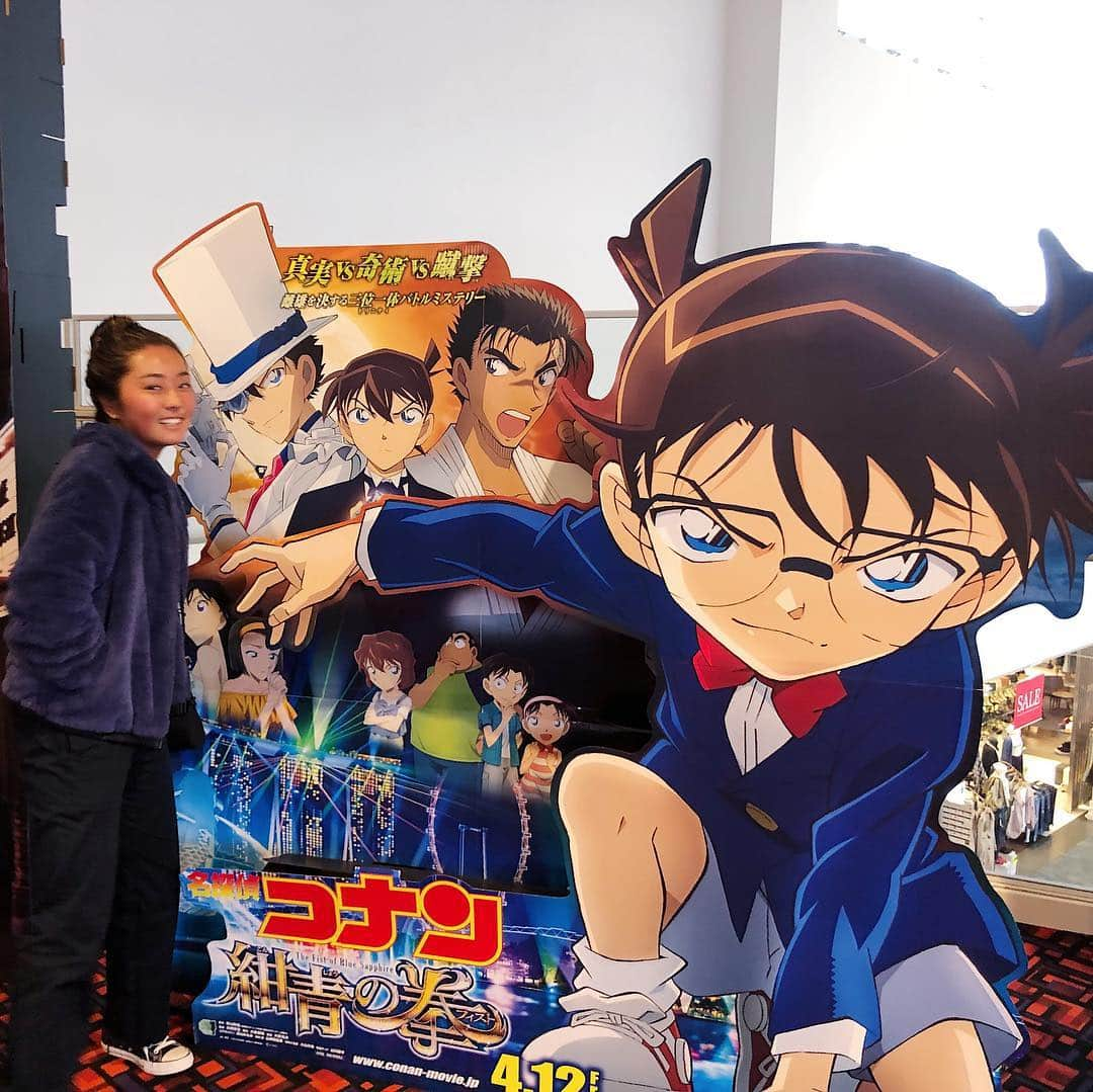 脇田紗良さんのインスタグラム写真 - (脇田紗良Instagram)「Went to go watch the new movie from my favorite anime🥰💙💙 #名探偵コナン  #detectiveconan #オタクですみません」4月12日 18時43分 - sara_wakita1010