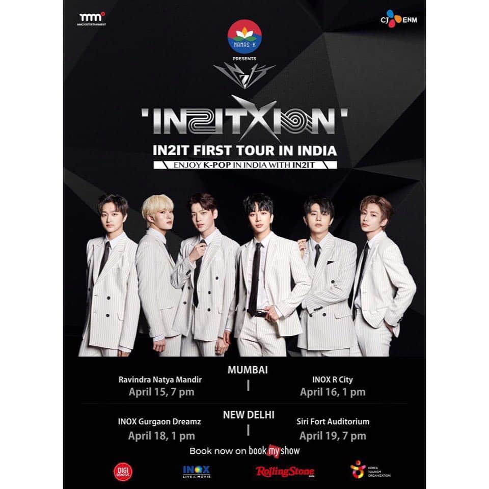 IN2ITさんのインスタグラム写真 - (IN2ITInstagram)「잘 다녀올게요~😘 ㅤㅤ ✔️Mumbai 📆 April 15📍Ravindra Natya Mandir 📆 April 16📍INOX R City ㅤㅤ ✔️ New Delhi 📆April 18 📍INOX Crown Mall, Faridabad 📆 April 19📍 Siri Fort Auditorium ㅤㅤ #IN2IT #FIRST #TOUR #IN #INDIA #MUMBAI #NEWDELHI #BOOK #MY #SHOW #INOX #ROLLINGSTONE #NAMASK  #ENJOY #KPOP #COME #ON #NAMASTE #IN2ITxION #IN2ITInIndia #IN2ITxINDIA #인투잇 #인투유 #인도 #투어 #뭄바이 #뉴델리」4月12日 18時38分 - official_in2it