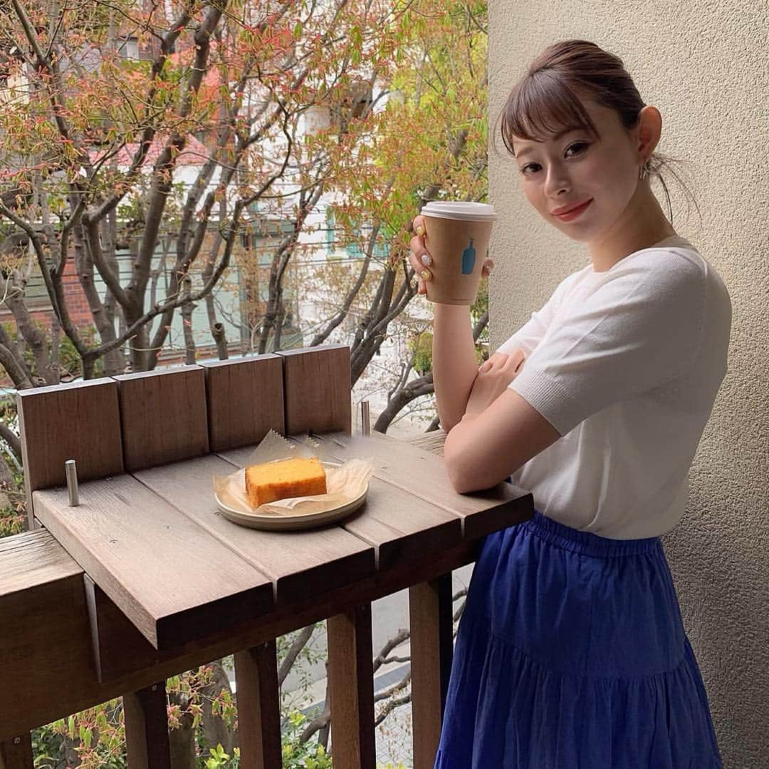 karen okajimaさんのインスタグラム写真 - (karen okajimaInstagram)「ㅤㅤㅤ ㅤㅤㅤ ブルーボトルコーヒー💙 ㅤㅤㅤ  #bluebottlecoffee  #bluebottle  #グルメ岡島 #岡島かれん #青山カフェ」4月12日 20時06分 - karenokajima0318