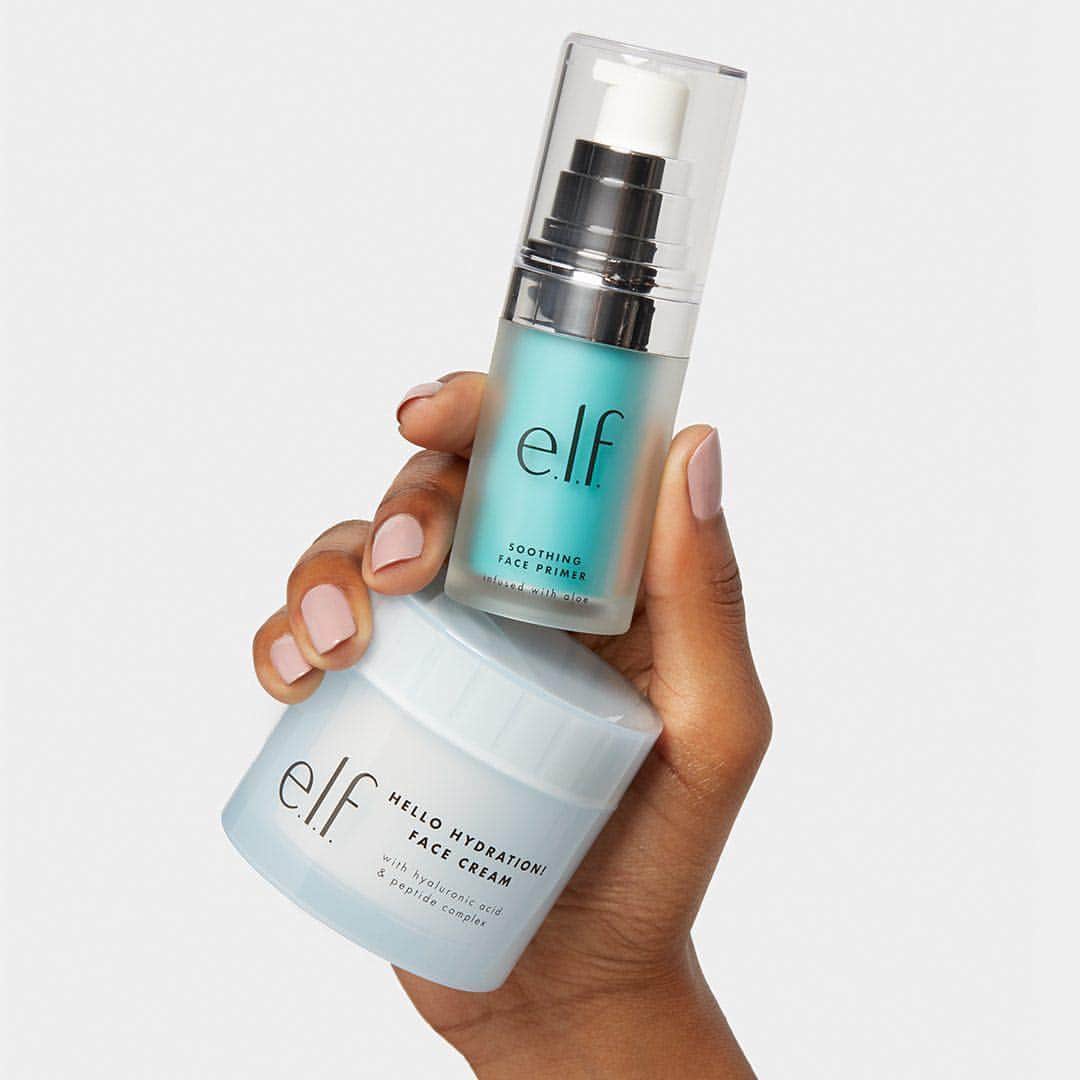 e.l.f.さんのインスタグラム写真 - (e.l.f.Instagram)「Prep, Prime and Soothe your way through this weekend’s festivities. 🥂 What’s your go-to e.l.f. Primer? #elfcosmetics #HelloHydration」4月13日 6時09分 - elfcosmetics