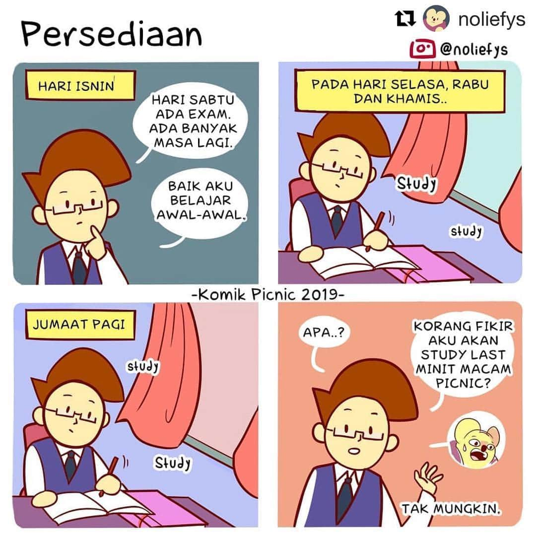 Koleksi Komik Malaysiaさんのインスタグラム写真 - (Koleksi Komik MalaysiaInstagram)「#Repost @noliefys with @get_repost ・・・ [Part 2] be like Richard part 1 komik sebelum ni . . #komik #komikpicnic #komikmalaysia #studentproblems #part2」4月12日 22時10分 - tokkmungg_exclusive