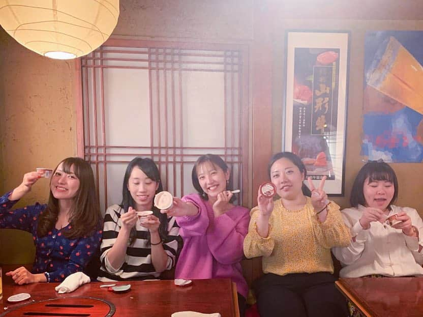 小澤陽子さんのインスタグラム写真 - (小澤陽子Instagram)「in private❁  脱力 女子会👓💋🎀💕 食べて飲んで話して笑って… ５時間あっという間🥺  本日、久々の放送！まもなく。 ぜひご覧くださいっ👓💛 . . #写真から伝わる私たちの自由感 #番組内で見たことある人もいますか？ #脱力女子会 #と思ったら #行こう行こう言っているうちに #今脱力に残ってるの私だけ(笑) #普段番組を支えてくれてる宝たち💎 #色んな報告もあり #気持ちが忙しくて疲れた😂💕笑 #ゆんちゃんちの韓国料理 #美味しすぎた〜🤤 #全力脱力タイムズ #DNN」4月12日 22時11分 - yoko.ozawa729