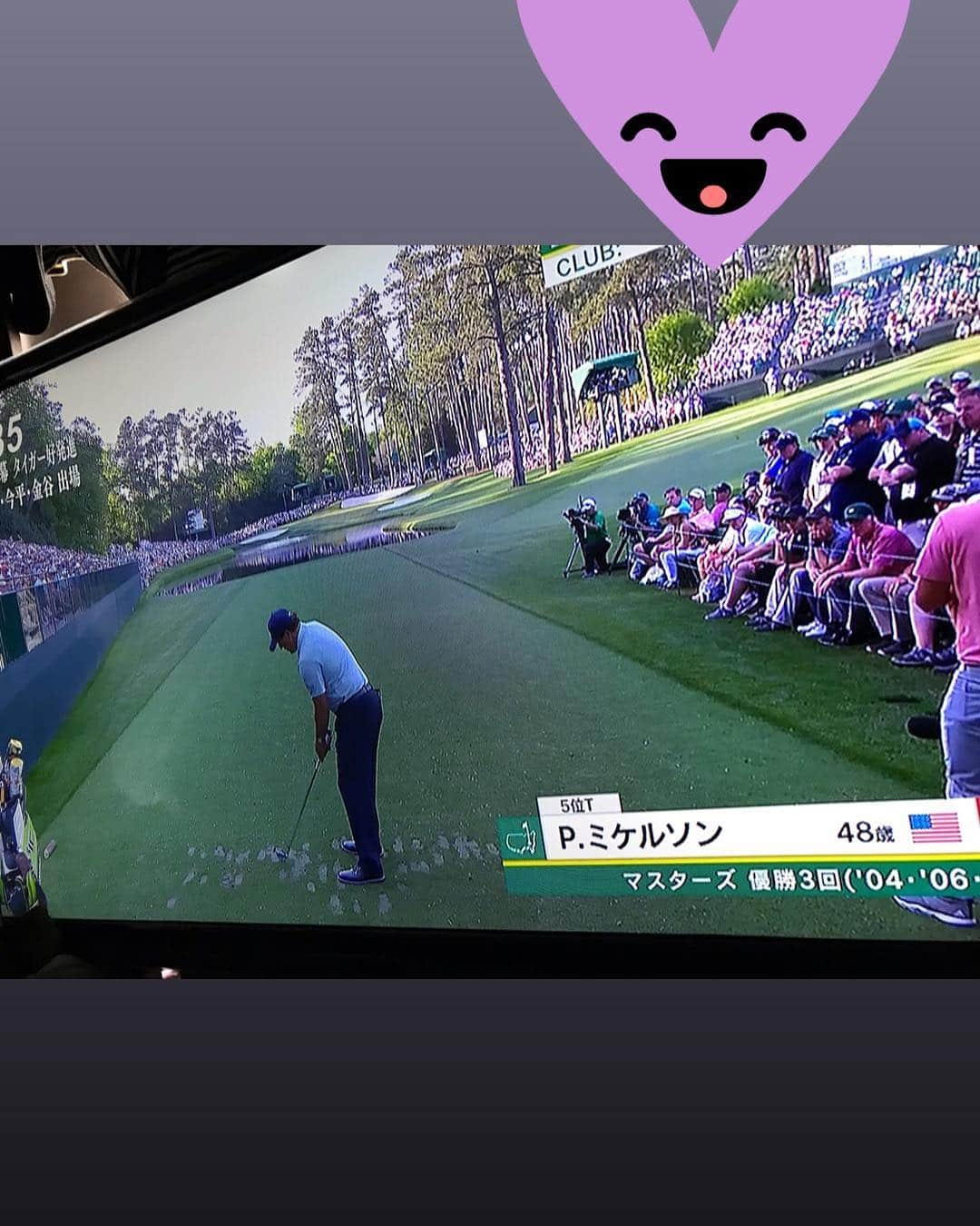 川原由維さんのインスタグラム写真 - (川原由維Instagram)「始まった〜‼️ 夢の祭典⛳️ ドキドキワクワク💓 寝不足なのは仕方ない🤣  #マスターズ #夢の祭典 #ゴルフ #ドキドキ#ワクワク」4月12日 22時20分 - yui5520