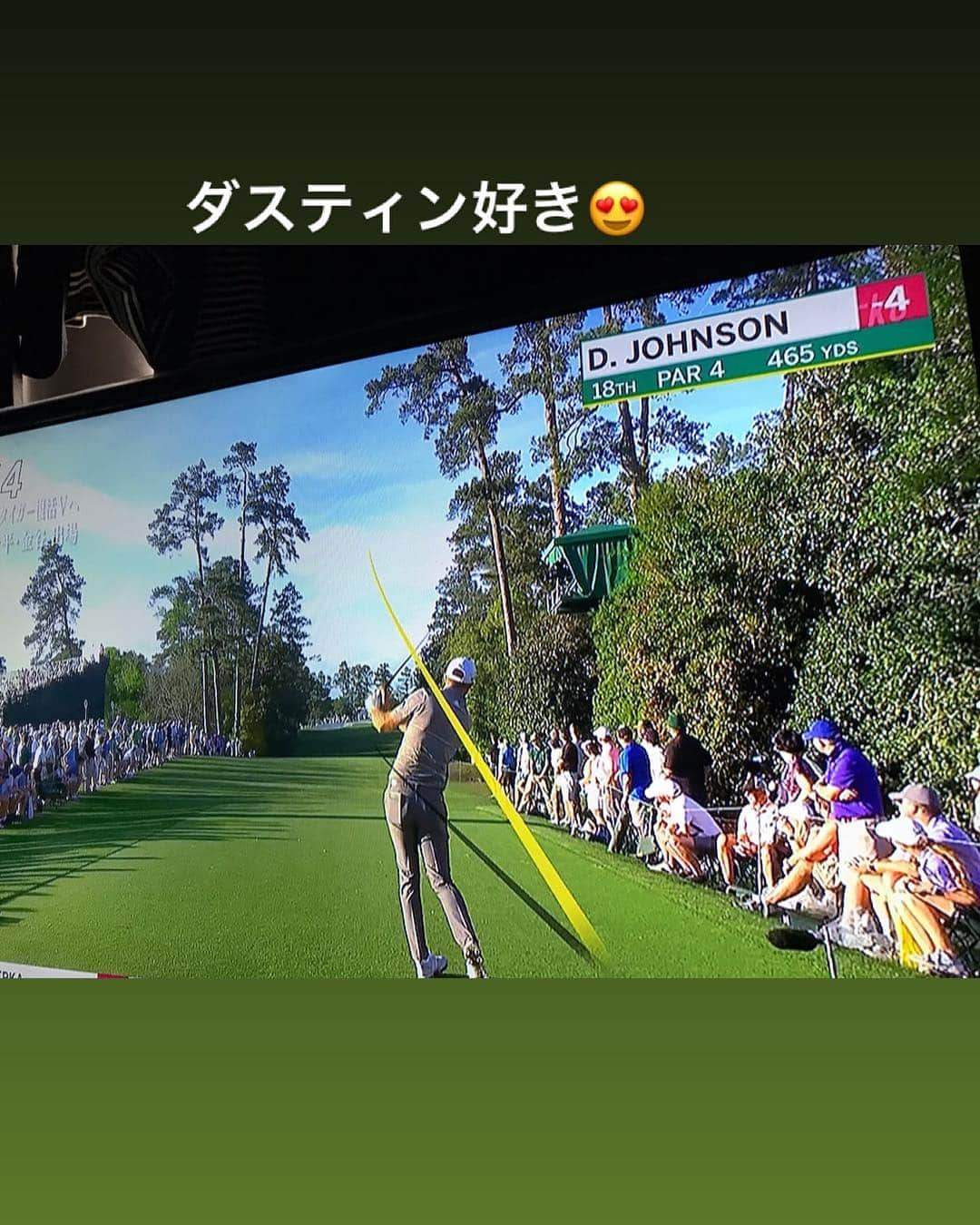 川原由維さんのインスタグラム写真 - (川原由維Instagram)「始まった〜‼️ 夢の祭典⛳️ ドキドキワクワク💓 寝不足なのは仕方ない🤣  #マスターズ #夢の祭典 #ゴルフ #ドキドキ#ワクワク」4月12日 22時20分 - yui5520