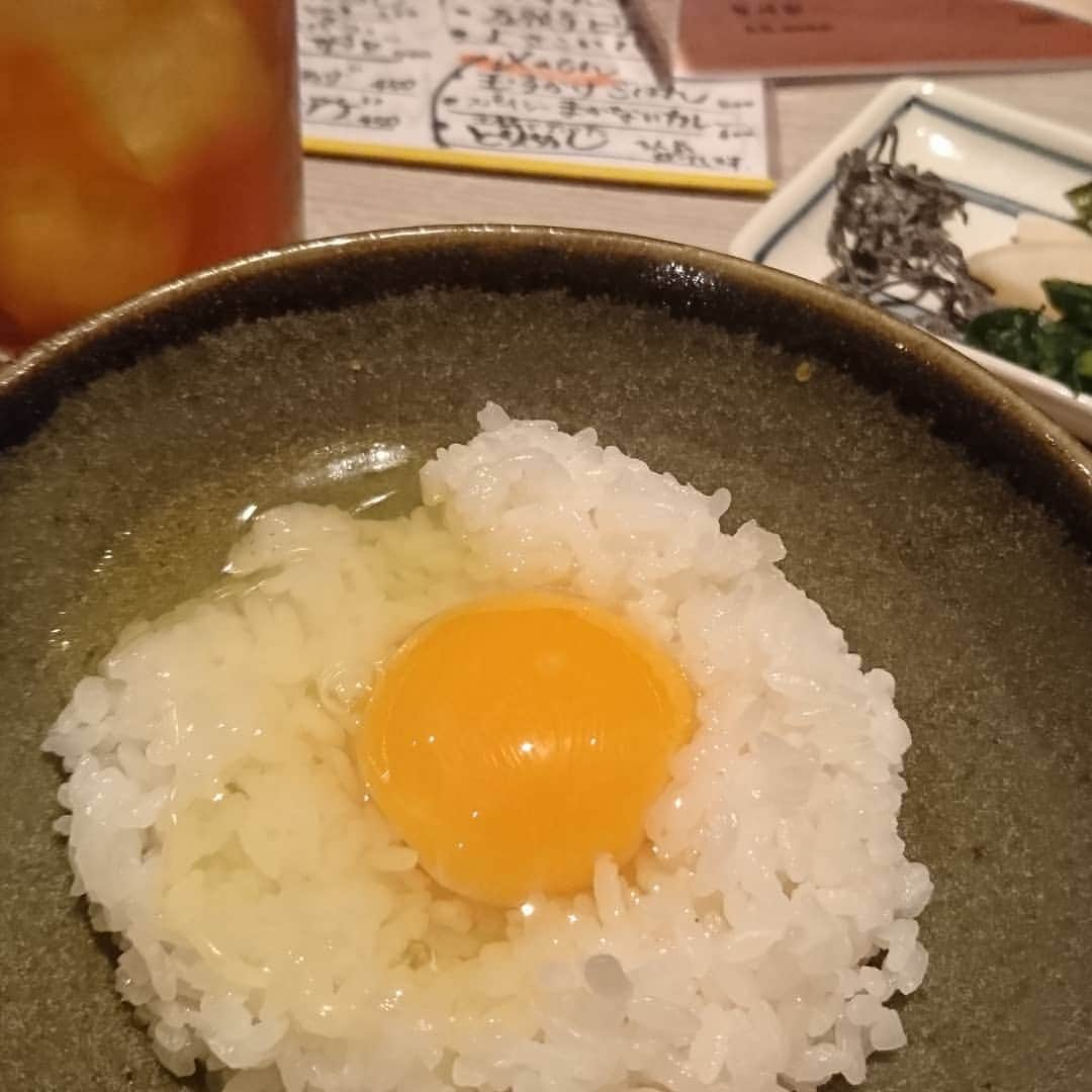 松本康太さんのインスタグラム写真 - (松本康太Instagram)「『卵かけご飯(TKG)』シンプルだけど何でこんなに美味しい食べ物なんだろう？僕はご飯少なめで、サラサラと飲めるぐらいが大好きなのです(^-^)♪ #卵かけご飯 #たまご #卵 #たまごかけごはん #tkg #和座わざ #心斎橋 #レギュラー松本 #あるある探検隊 #〆」4月12日 22時23分 - aruarutankentai.matsumoto