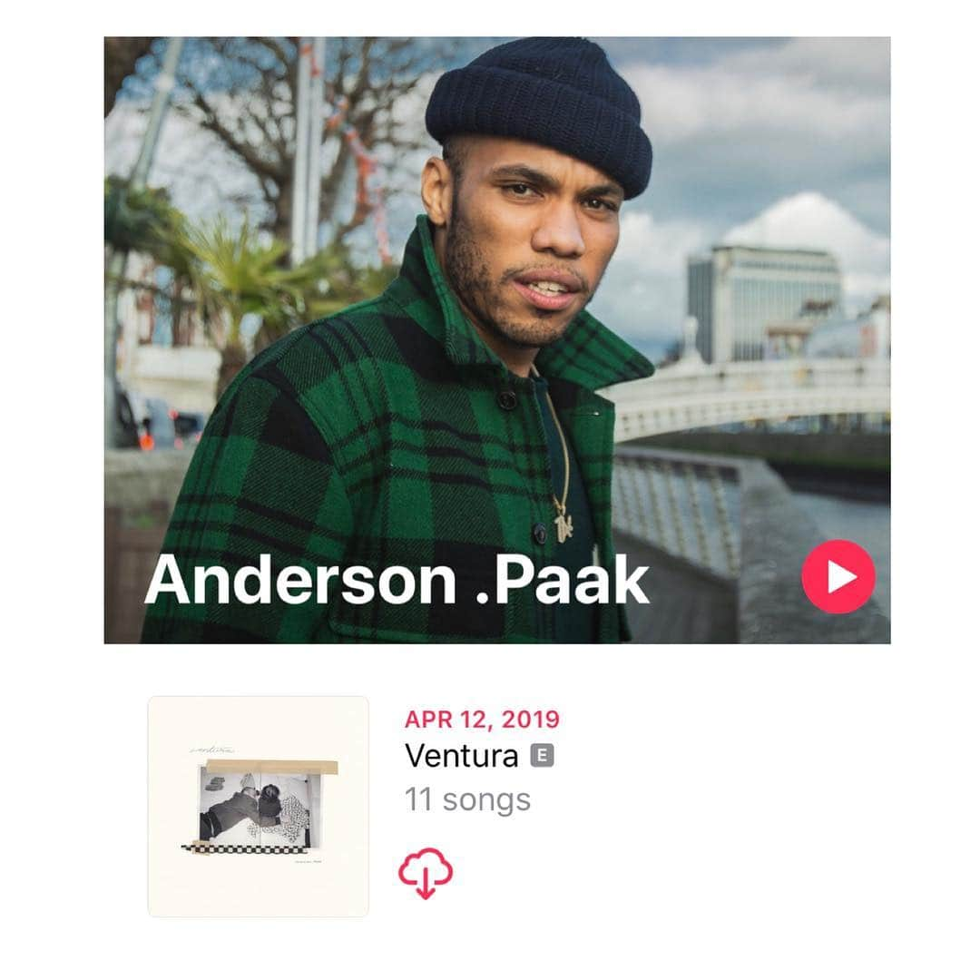 エブロ・ダーデンさんのインスタグラム写真 - (エブロ・ダーデンInstagram)「The “Best Teef” in the game my guy @anderson._paak just dropped some incredible music!!! Check the track listing... listen on @applemusic」4月12日 22時25分 - oldmanebro