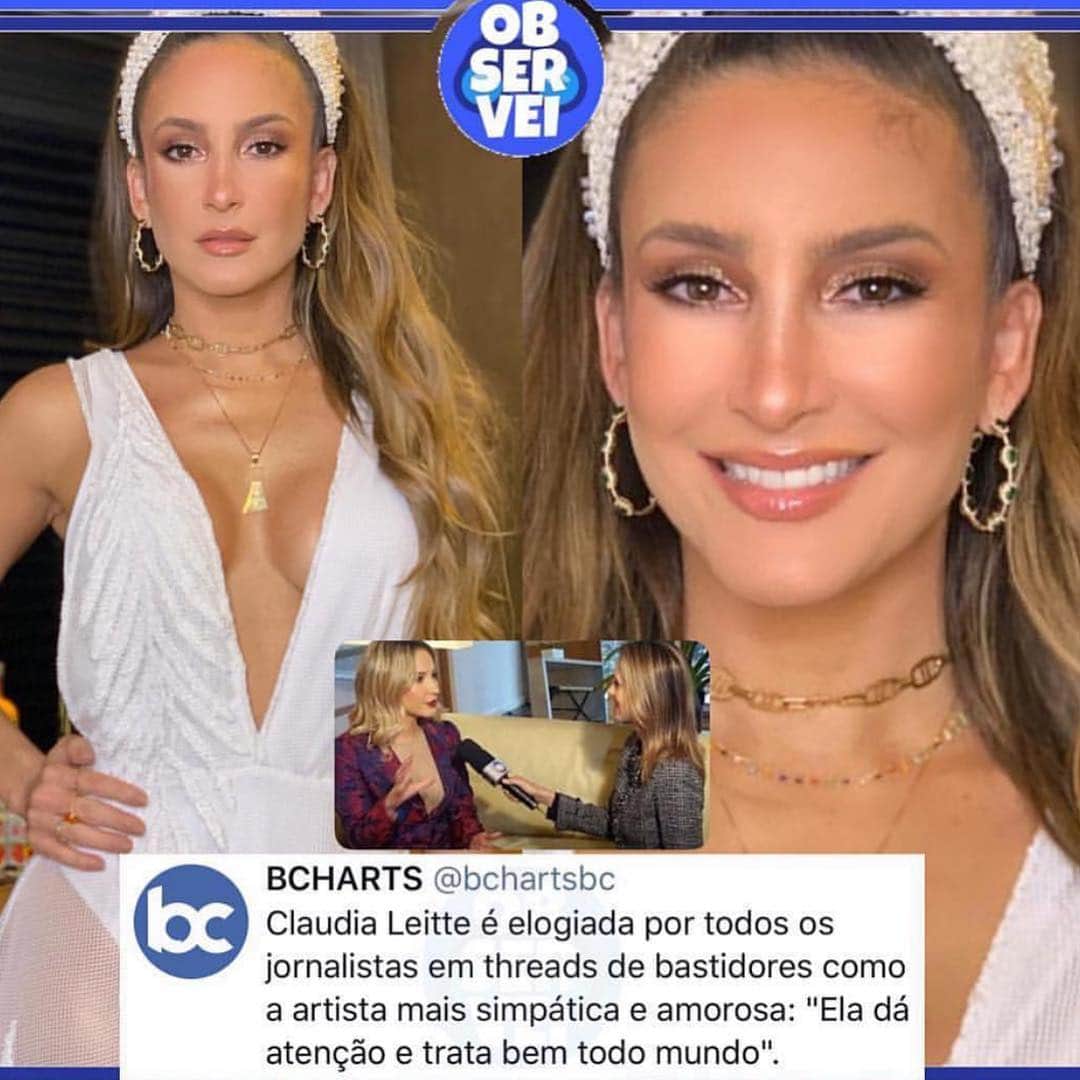 Claudia Leitteのインスタグラム：「SE PUDEREM, LEIAM MEU TEXTO:  Artistas, celebridades... pessoas públicas. Ao longo dos anos, percebi a necessidade de criarmos personagens para aqueles que têm certa exposição. Em quase 20 anos de carreira, escutei histórias fantasiosas, mentiras cavernosas, loucuras, a meu respeito. Já senti raiva. Já tive medo da reação. Já reagi de modo racional e já perdi a razão. Já desejei que sentissem empatia e falei o que sentia e o que não devia. Já quis me esconder. Nunca estamos 100% prontos. Somos seres humanos, ainda que nos preparemos. 🙈Entretanto, jamais destratei, menosprezei alguém ou me fiz valer das minhas conquistas para tirar vantagem de quem quer que seja. Aprendi em casa o valor que o outro tem. Seja ele quem for! Protagonistas e antagonistas para histórias fantasiosas sempre vão existir. A vida da gente é mesmo de interesse do público. Elegem-nos bandidos e mocinhos a custo da diversão... do mero prazer. Não que eu tenha me acostumado. Entendi que é parte da minha jornada. Faz tempo, parei de lutar contra... sei lá o quê! É preciso, contudo, perseverar, continuar a missão, que, para mim, é divina: cantar, estar a serviço da música. Um dia tudo passa! Eu?  Eu terei deixado um rastro de amor por onde quer q tenha andado, independente do que disseram a meu respeito. Sou tão amada! O amadurecimento me fez ver com clareza o foco: a multidão que me tem amor, a realização dos sonhos e, o mais importante, colocar um sorriso no rosto de Deus. Nem todo mundo vai ver. Nem todo mundo vai se interessar, ou aplaudir. Isso pode fugir ao roteiro criado pelos “autores da novela da vida dos famosos”. O que de fato importa? Sejamos felizes enquanto há tempo! Façamos o que é certo enquanto podemos! Honestamente, sou grata  a todos os jornalistas que se manifestaram, mas n vejo razão para ser exaltada por tratá-los sem fazer distinção, com respeito e carinho. Merecem! E eu também preciso deles, ora! Imagina só, construir uma carreira baseada nas minha próprias impressões sobre mim mesma! Seria uma “ode ao egocentrismo”. Ou simplesmente “não seria”! rs Além disso, recebi demais. Mal cabe em mim esse mundo de bençãos.... Preciso compartilhar, né?! ♥️♥️♥️♥️🙌🏻🙌🏻🙌🏻🙌🏻」