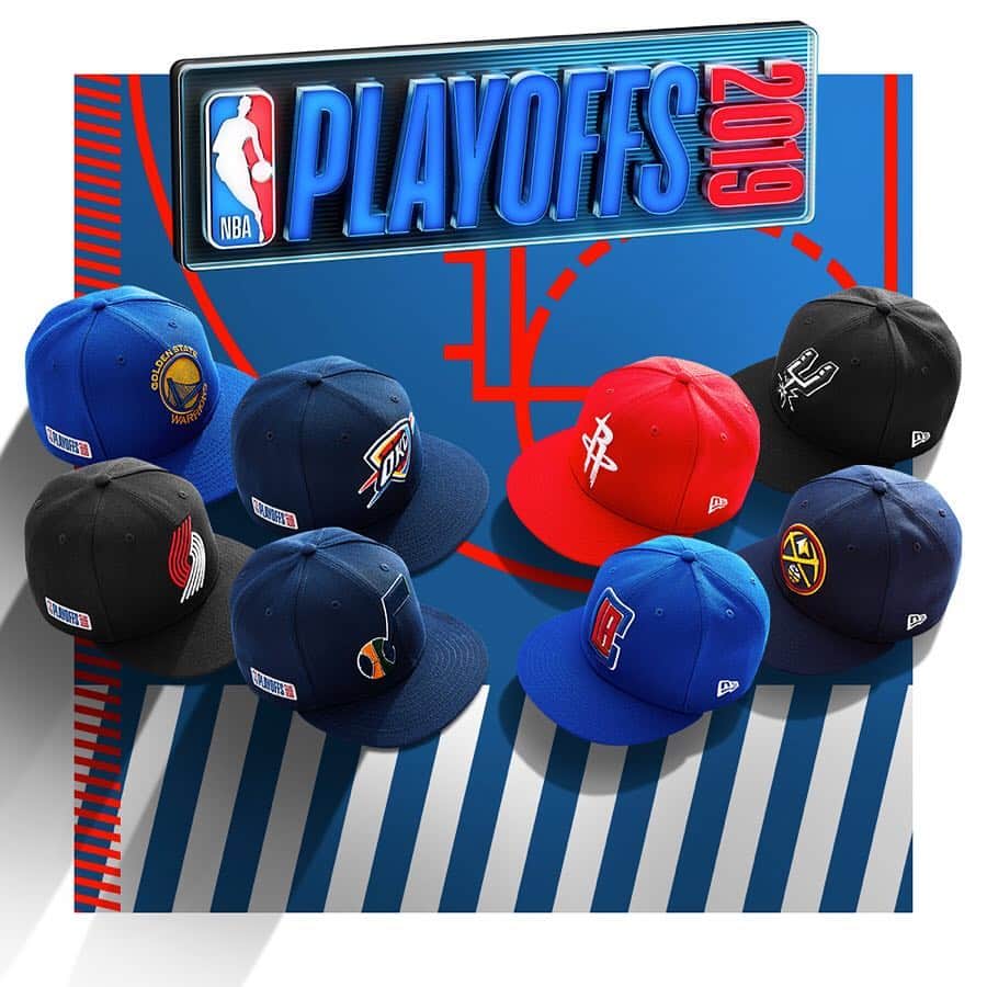 ニューエラ・キャップのインスタグラム：「Here we go! Back your team and shop the NBA Authentics: Playoff Series at neweracap.com」