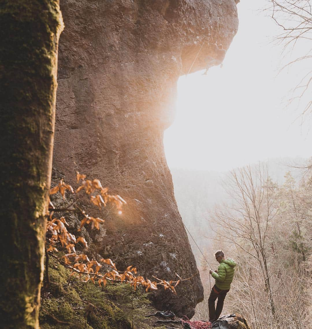 マチルダ・セーデルルンドさんのインスタグラム写真 - (マチルダ・セーデルルンドInstagram)「Climbing during the golden hour 🧡 at the Dromedar sector 🐪 in Frankenjura 🌲 with good company @sammydahlman @hanneshuch and Dennis! Here I’m doing a fun 8a, which Samy also managed flash. His first of the grade, not bad for a boulderer 👏🏼 #storiesfromfrankenjura」4月12日 23時52分 - matilda_soderlund