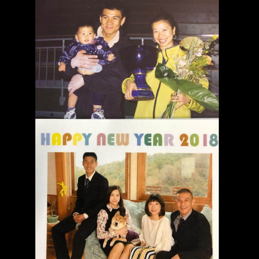 平山ユージさんのインスタグラム写真 - (平山ユージInstagram)「Above: 1998 Kranj,Slovenia  Under: 2018 At home,Japan I just found old New Years Card today:) It feels my family history. 上が1998年、スロベニアのクラニで 下が2018年、日本の自宅で 古い年賀状を見つけた。 家族の歴史 #familyhistory #家族の歴史」4月13日 0時03分 - yuji_hirayama_stonerider