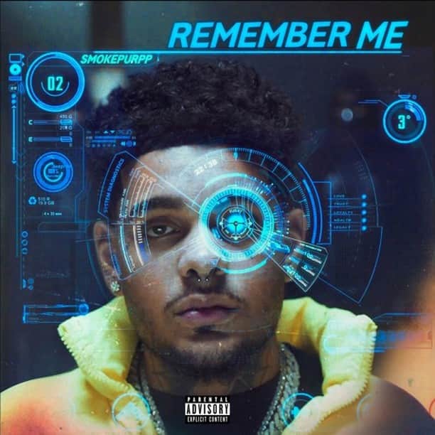 のインスタグラム：「@smokepurpp is back with his new track, "Remember Me" 🦇 Hit the link in bio to listen.」