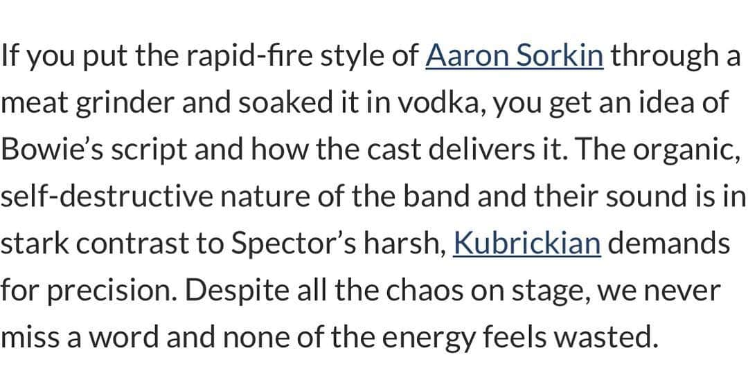 ジョン・ロス・ボウイさんのインスタグラム写真 - (ジョン・ロス・ボウイInstagram)「Nice review of #fourchordsandagun from the #MooneyOnTheatre blog. Tickets for Toronto and Chicago are on sale now- link in my bio!」4月13日 0時35分 - johnrossbowie