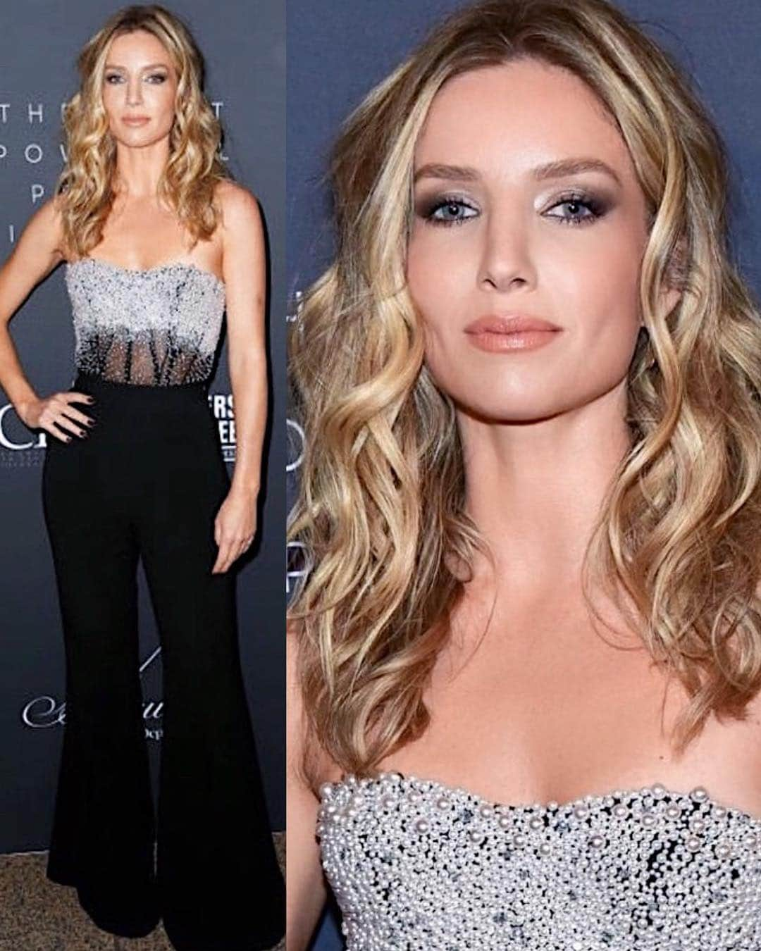 Hung Vanngoさんのインスタグラム写真 - (Hung VanngoInstagram)「Beauteous @annabellewallis from last night in NYC 🧡. Styled by @samanthamcmillen_stylist 💇 @rebekahforecast 💄 @hungvanngo」4月13日 0時47分 - hungvanngo