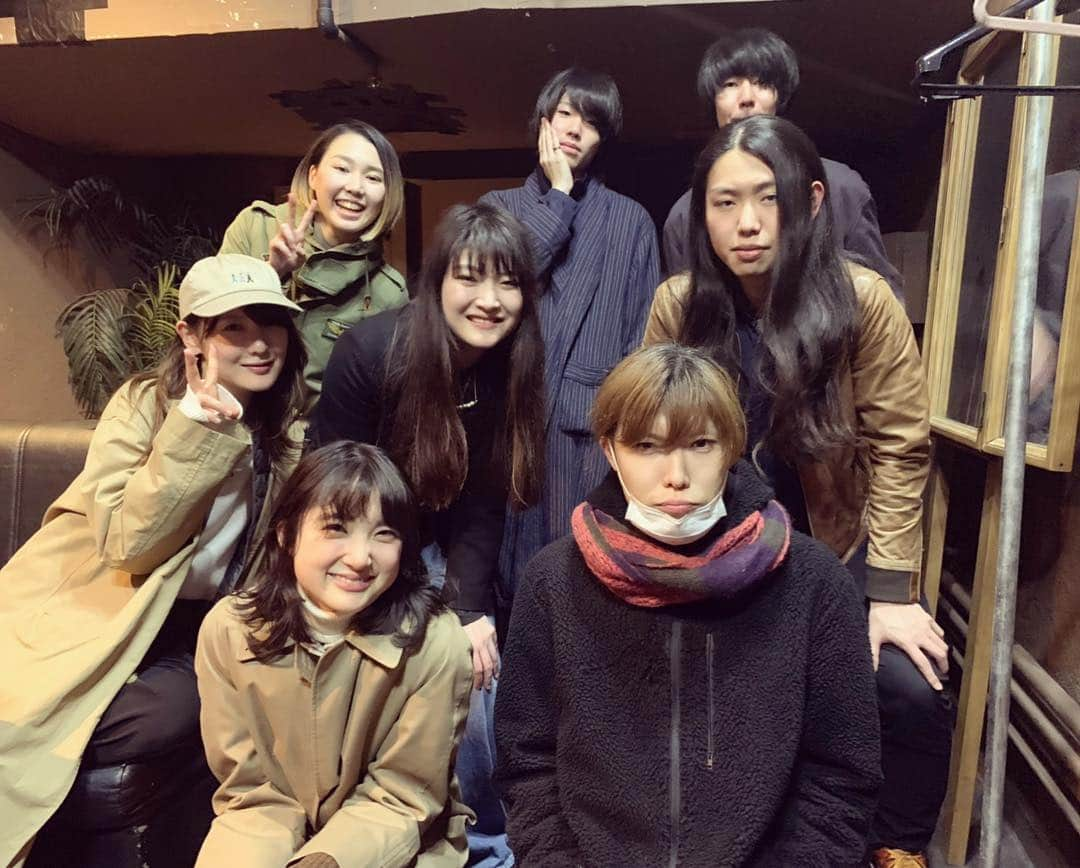 中野ミホさんのインスタグラム写真 - (中野ミホInstagram)「「Sweet & Muddycheeks」札幌公演、ありがとうございました💐 DOUBLE SIZE BEDROOM、札幌でご一緒できて嬉しかった〜！やっぱり、この街で出会うものはとくべつだらけ。 あつく楽しい夜でした🔥」4月13日 1時29分 - miho_doronco12