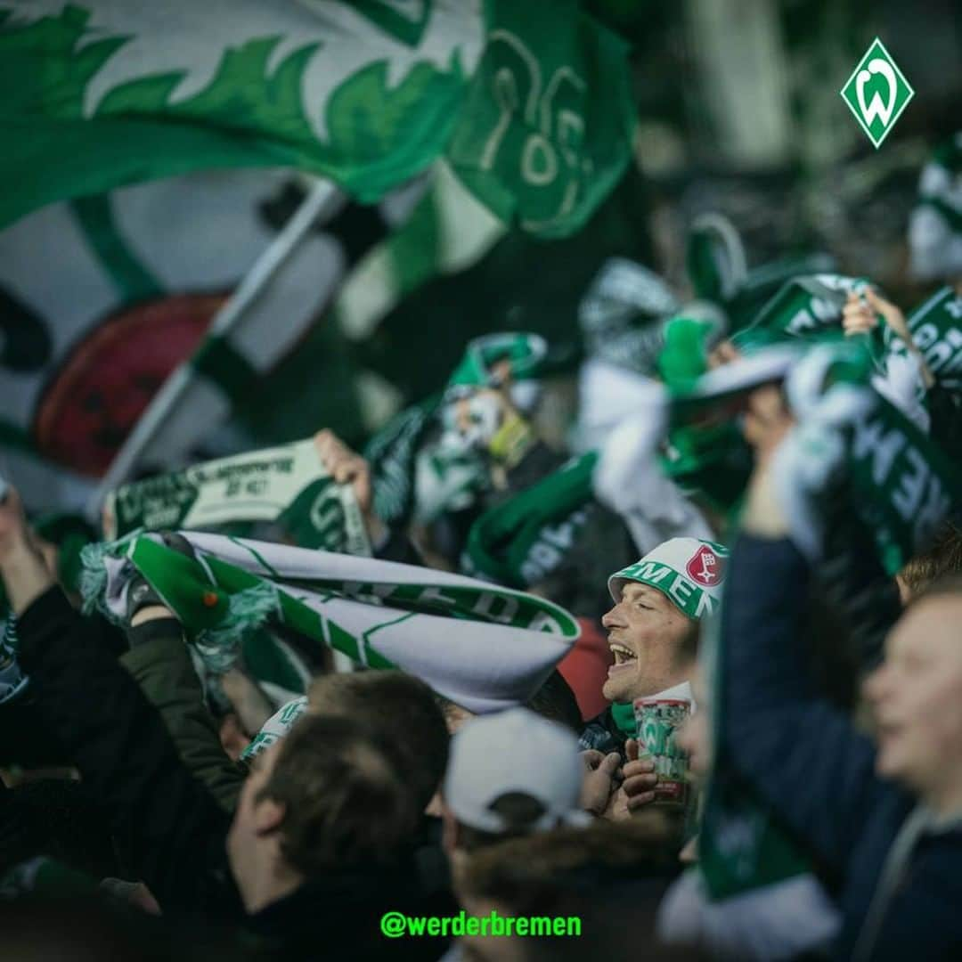 ヴェルダー・ブレーメンさんのインスタグラム写真 - (ヴェルダー・ブレーメンInstagram)「Dieses Heimspielgefühl. 🔜 _______ #Werder #Bremen #svw #svwscf」4月13日 1時56分 - werderbremen