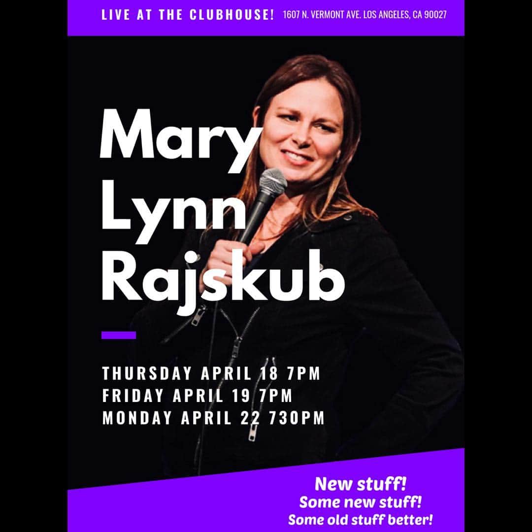 メアリー・リン・ライスカブさんのインスタグラム写真 - (メアリー・リン・ライスカブInstagram)「Los Angeles! Come get your laughs before I hit the road with Fred Armisen! Free shows! #thehustle #gucci #glamlife #tourlife #new #comedy #mood #funny #rockstar #internationalsuperstar #losangeles #marylynnscrunchieclub」4月13日 3時59分 - marylynnrajskub