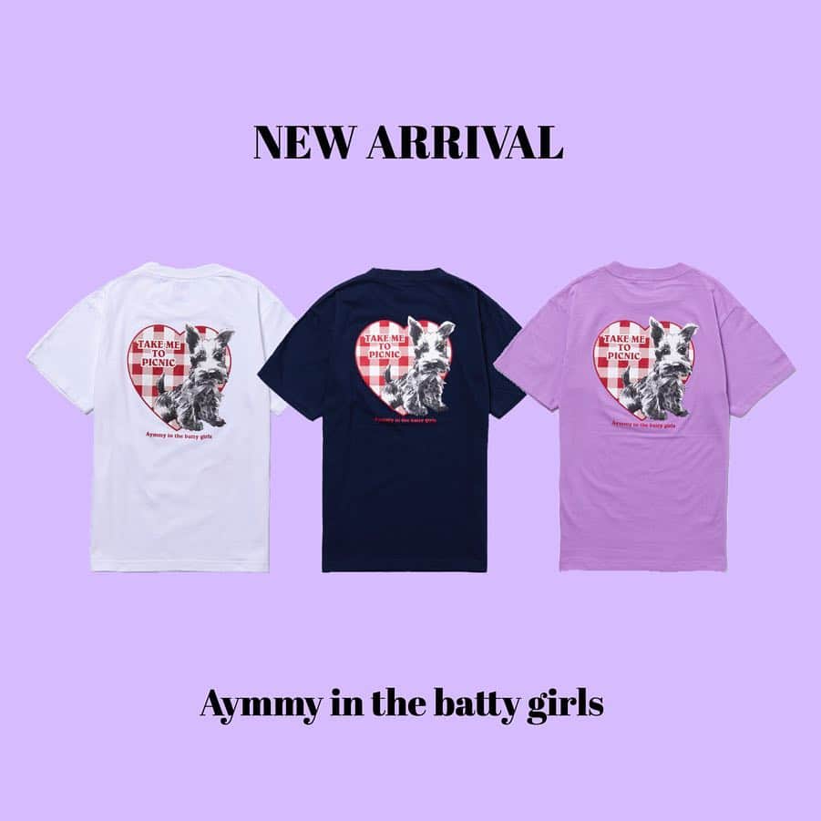 Aymmy in the batty girlsさんのインスタグラム写真 - (Aymmy in the batty girlsInstagram)「【NEW ARRIVAL】﻿ ﻿ ◽︎PICK UP LILLY TEE﻿ col:PURPLE/WHITE/NAVY﻿ siz:S/M﻿ ¥4,860(taxin)﻿ ﻿ #aymmy #battygarage ﻿﻿﻿﻿﻿﻿ #aymmyinthebattygirls ﻿﻿﻿﻿﻿﻿ #エイミー #原宿 #Tシャツ﻿﻿」4月13日 15時19分 - aymmy93