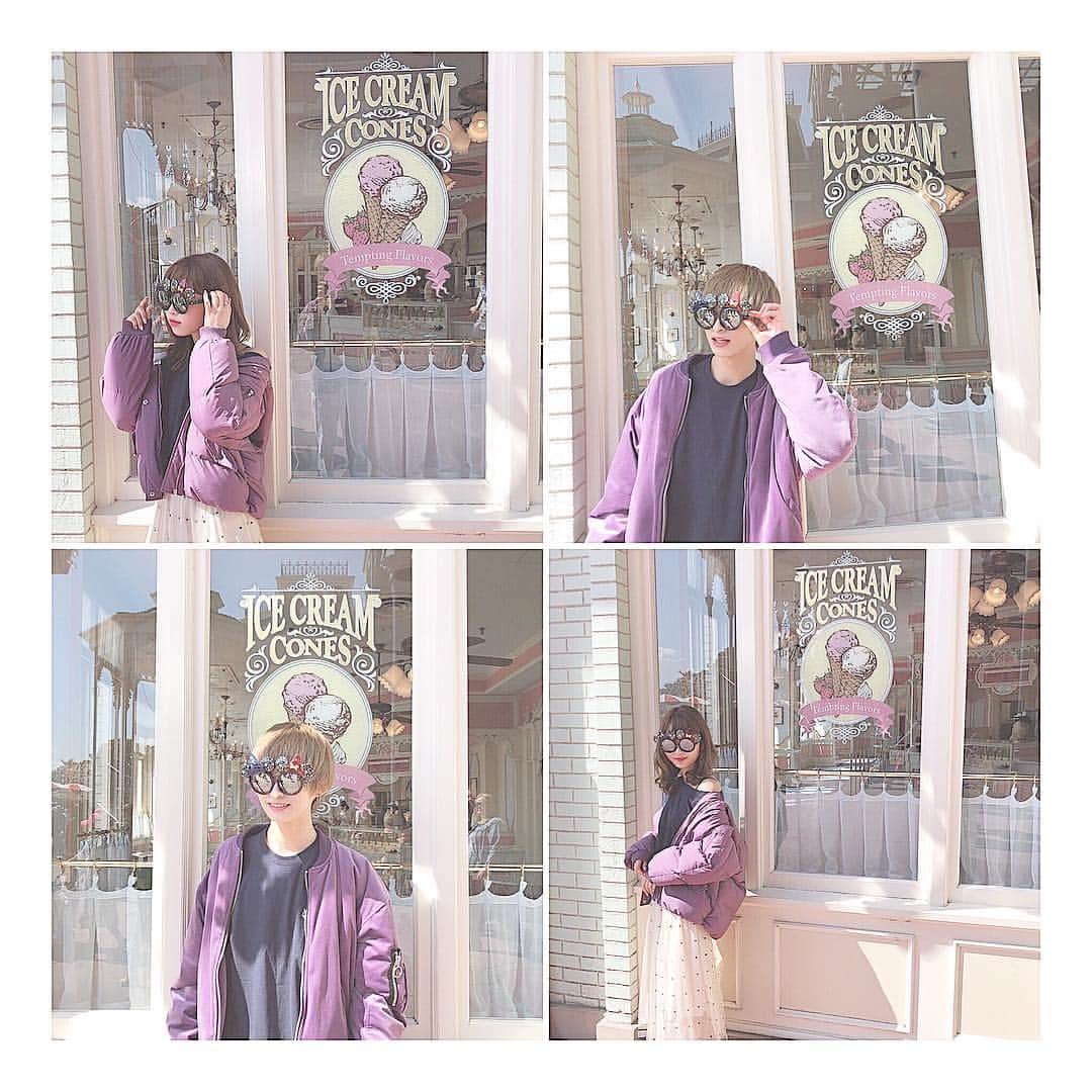 浦西ひかるさんのインスタグラム写真 - (浦西ひかるInstagram)「ディズニーの建物でこのアイスクリームのところが1番好きかも🍦 . 1発で、はい。かわいい。ってなった🤦🏻‍♀️♡ . #disneyland #おたひか」4月13日 15時26分 - uranishihikaru