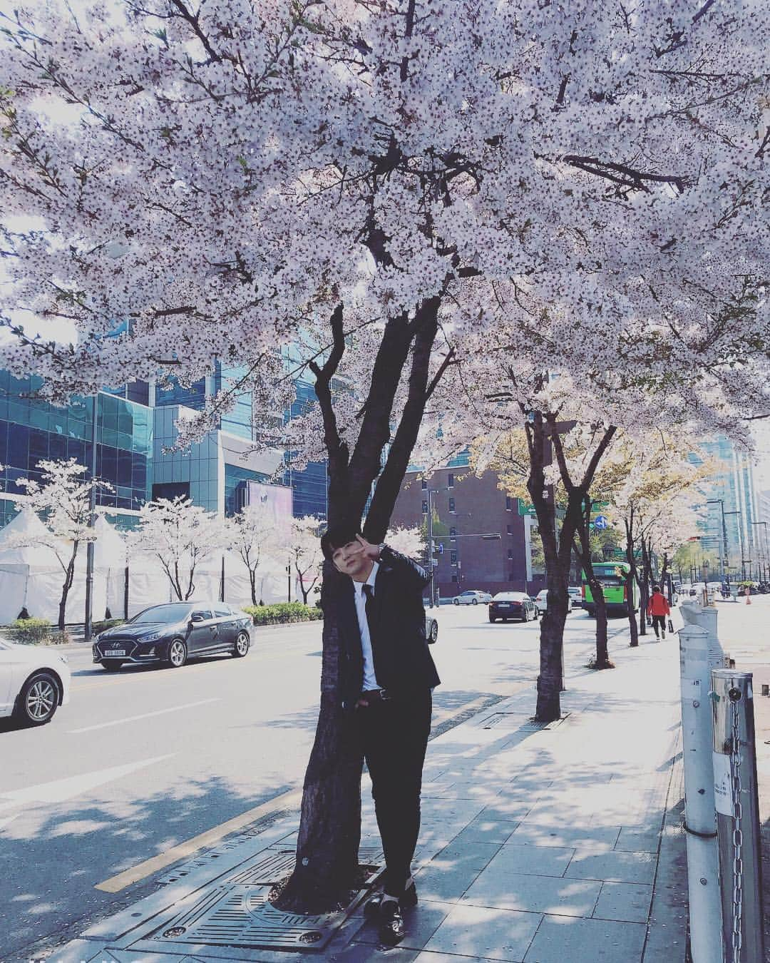 テゴンさんのインスタグラム写真 - (テゴンInstagram)「🌸✌️」4月13日 16時00分 - daegeon_ii