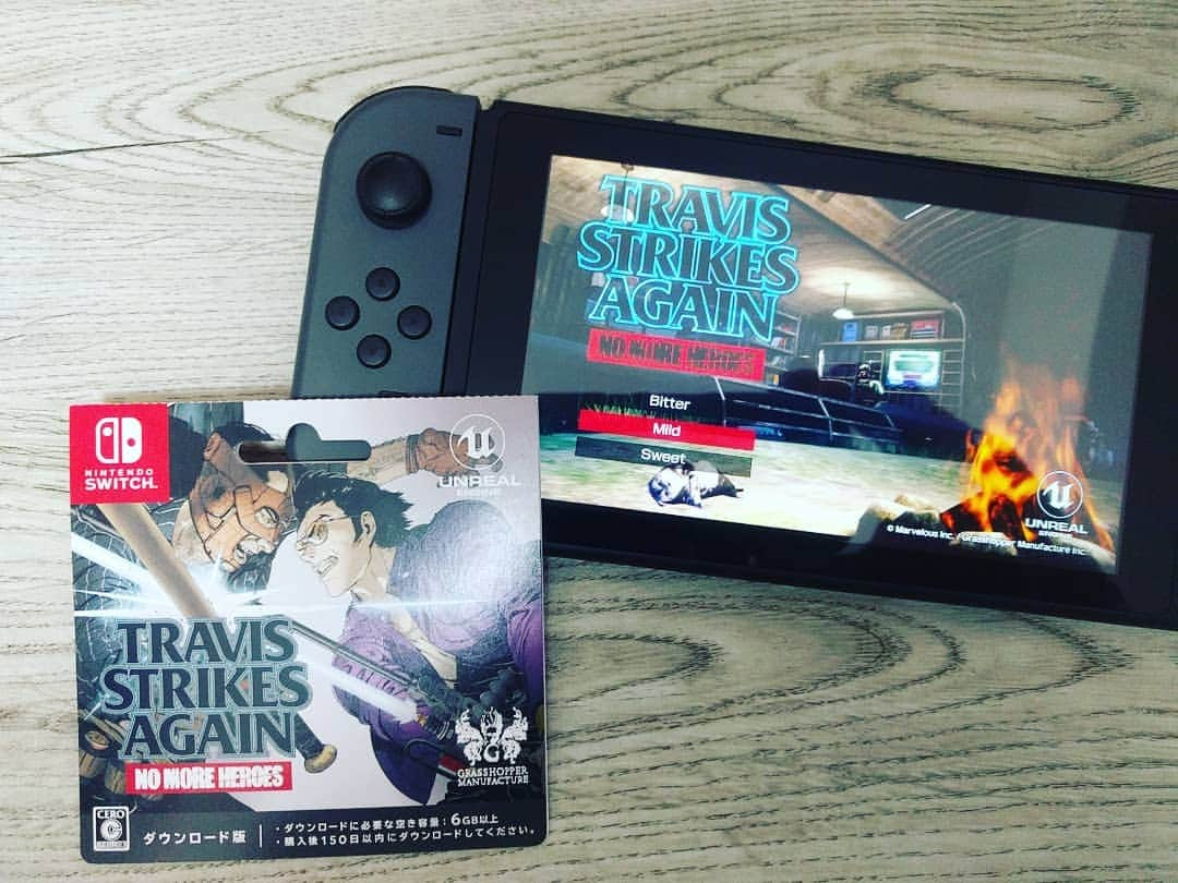 越中睦士さんのインスタグラム写真 - (越中睦士Instagram)「No More Heroesの続編 Nintendo Switch「TRAVIS STRIKES AGAIN」 全作やっていたが、今回も面白かった✧ もう全クリ済み👀  #NintendoSwitch #TRAVISSTRIKESAGAIN #NoMoreHeroes」4月13日 16時05分 - makotokoshinaka