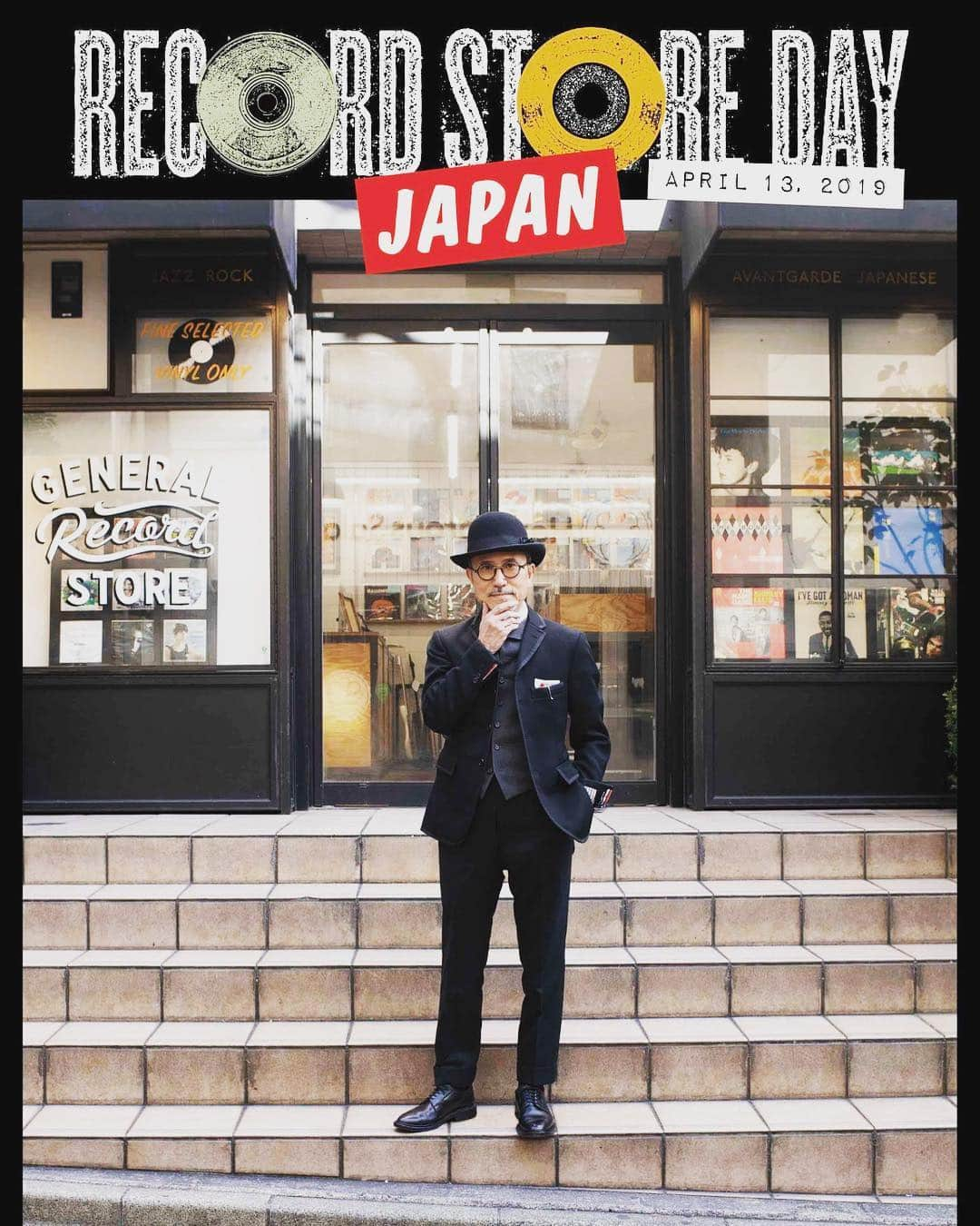 高橋幸宏さんのインスタグラム写真 - (高橋幸宏Instagram)「Record Store Day  13.4.2019 今年のAmbassadorという事で。 #recordstoreday  #4月13日 #ambassador」4月13日 16時12分 - room66_yukihiro