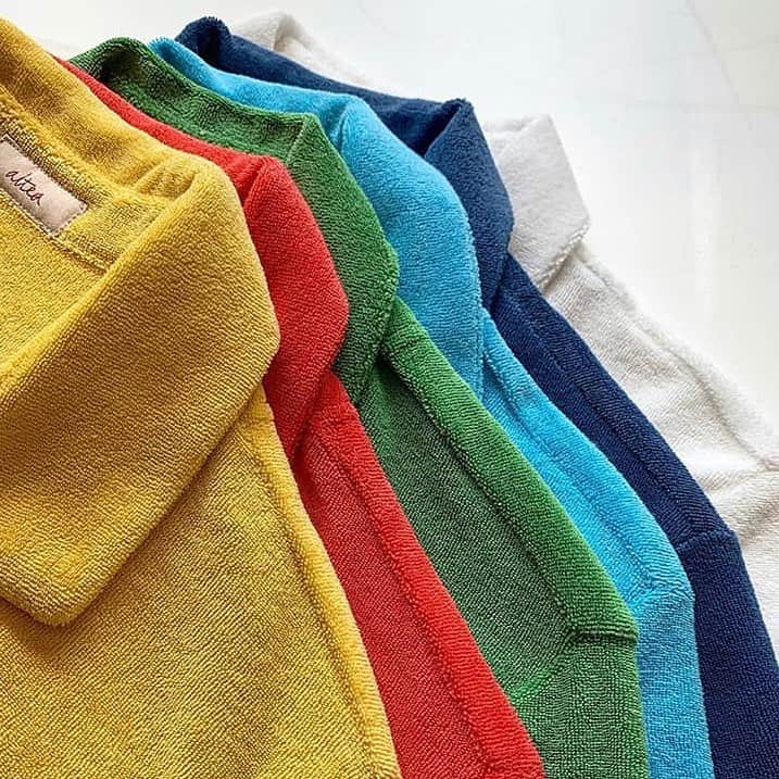 アルテアのインスタグラム：「SS19COLORPALETTES  #alteamilano #poloshirt #cool #fashion #colorlove #summer #menswearfashion」