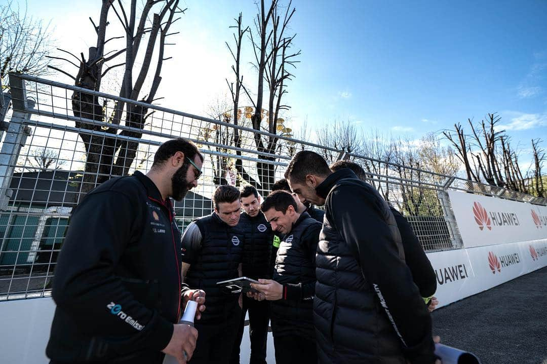 セバスチャン・ブエミさんのインスタグラム写真 - (セバスチャン・ブエミInstagram)「#RomeEPrix Today was a busy day with the press conference, track walk & shakedown. Serious things start tomorrow ! #ABBFormulaE」4月13日 7時44分 - sebastien_buemi