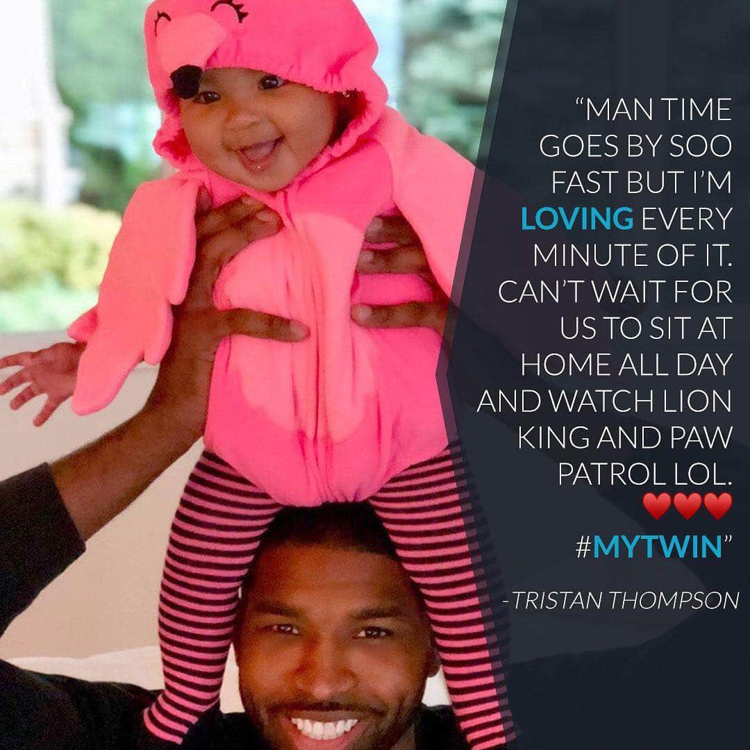 E! Onlineさんのインスタグラム写真 - (E! OnlineInstagram)「Tristan Thompson's birthday message to his daughter is "True-ly Perfect." ❤️ Link in bio to see all the sweet birthday tributes from the Kardashian family. (📷: @realtristan13)」4月13日 8時46分 - enews