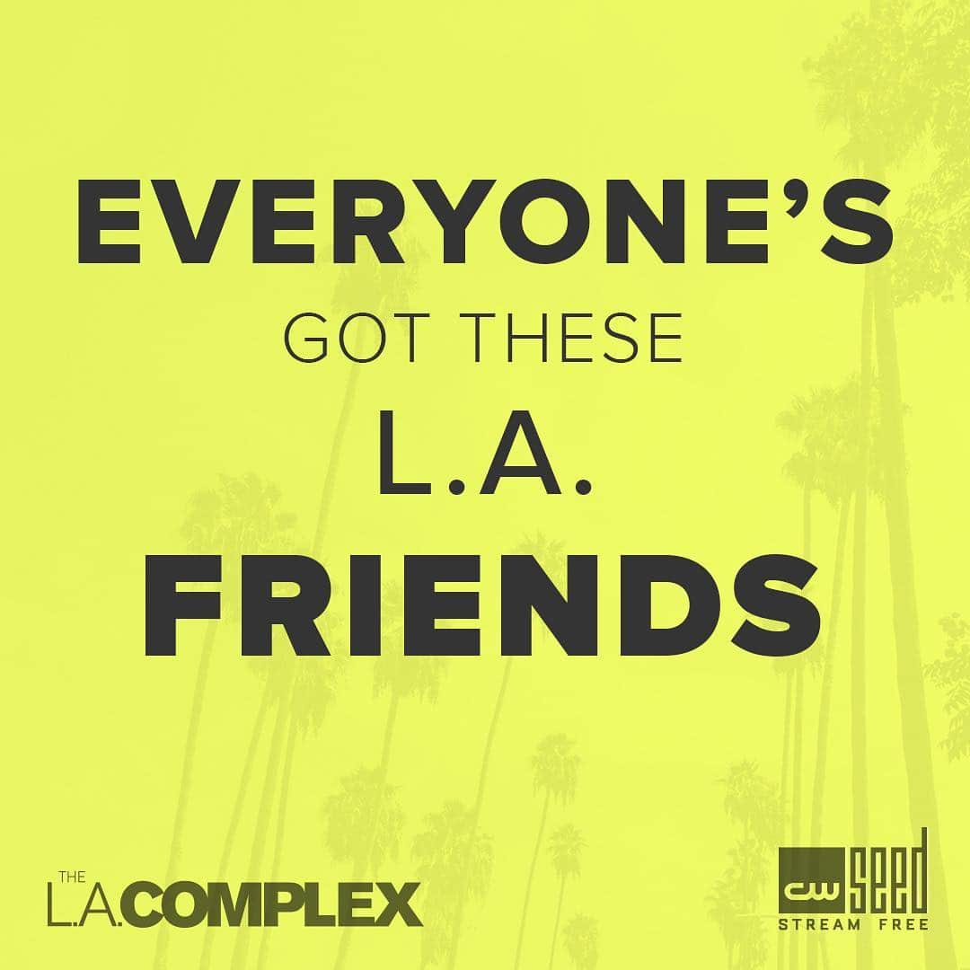 The CWさんのインスタグラム写真 - (The CWInstagram)「In #LA, everyone knows at least one. Stream The L.A. Complex on @CWSeed!」4月13日 9時05分 - thecw