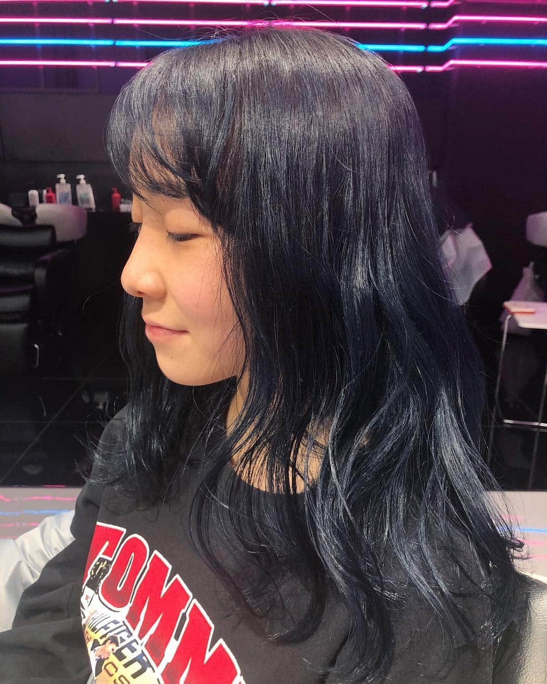 NASUさんのインスタグラム写真 - (NASUInstagram)「dark navy blue 🚀💧✨ #nasupcolor」4月13日 10時50分 - nasup